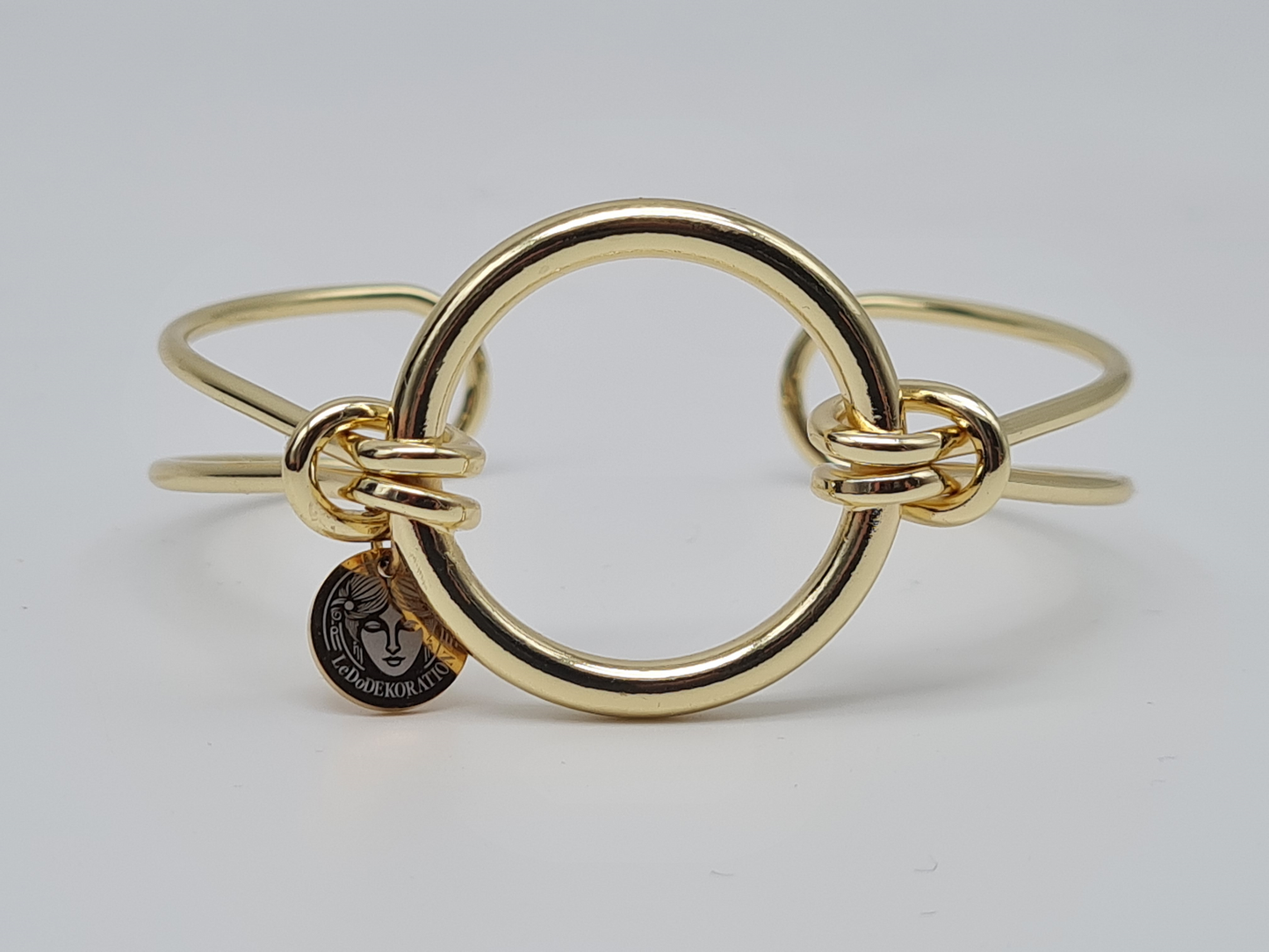 Ardoné Armreif in Goldfarben Nickelfrei Statement Klassisch Modern Elegant
