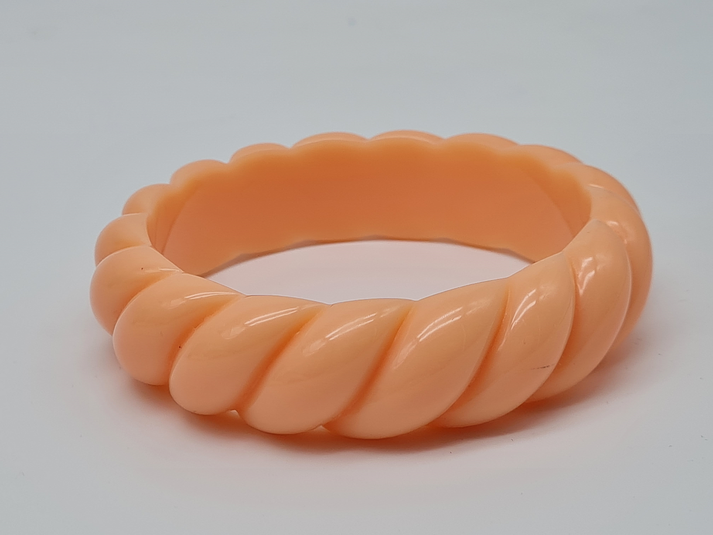 Cosmos Armband Aprikose Beige Braun Acryl modern Trend Kombinierbar