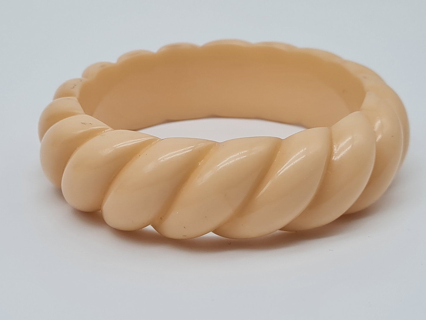 Cosmos Armband Aprikose Beige Braun Acryl modern Trend Kombinierbar