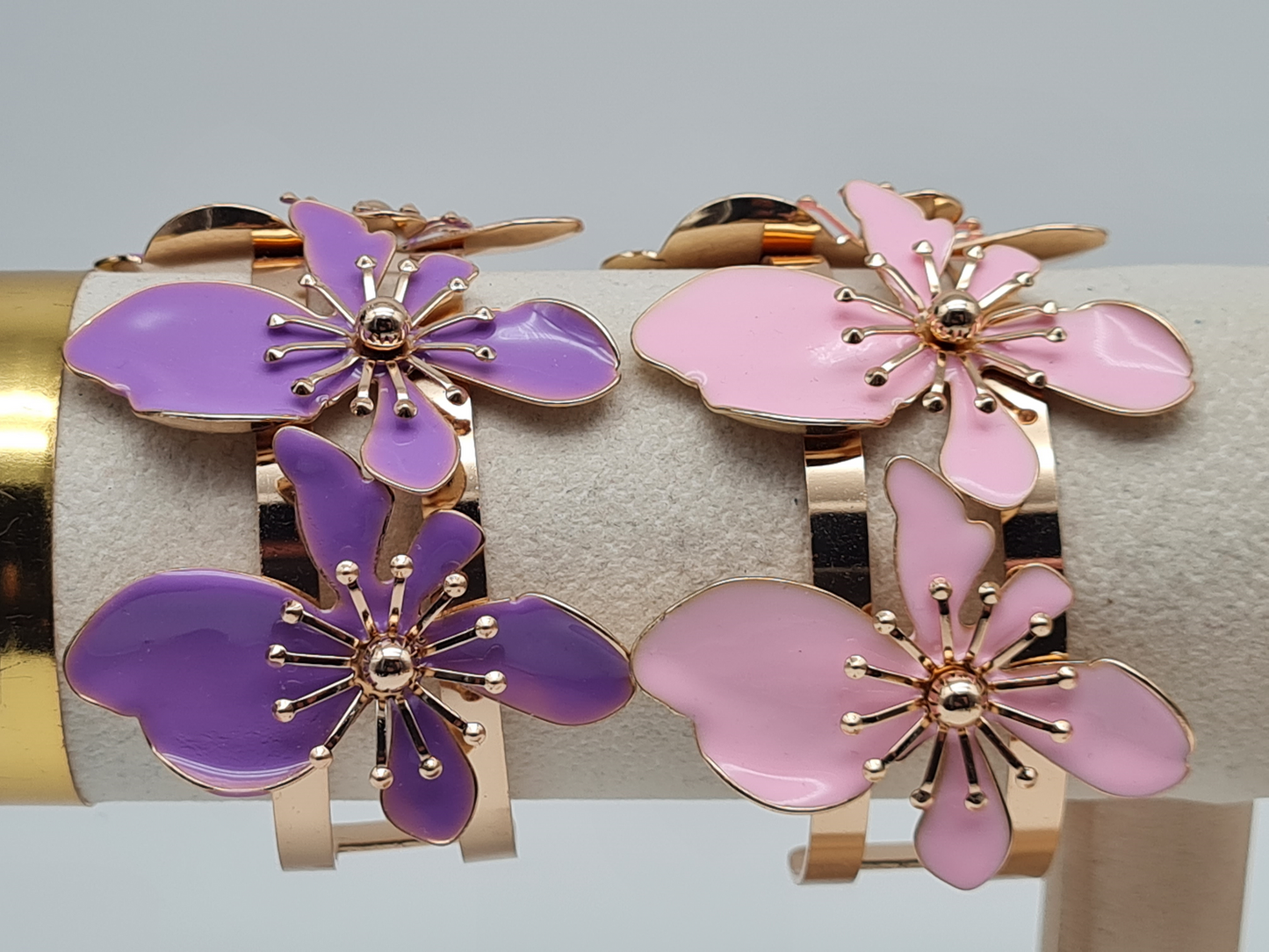 Cosmos Armreif Blumen Festival Tropen Urlaub Vanille Orchidee nickelfrei Kombinierbar
