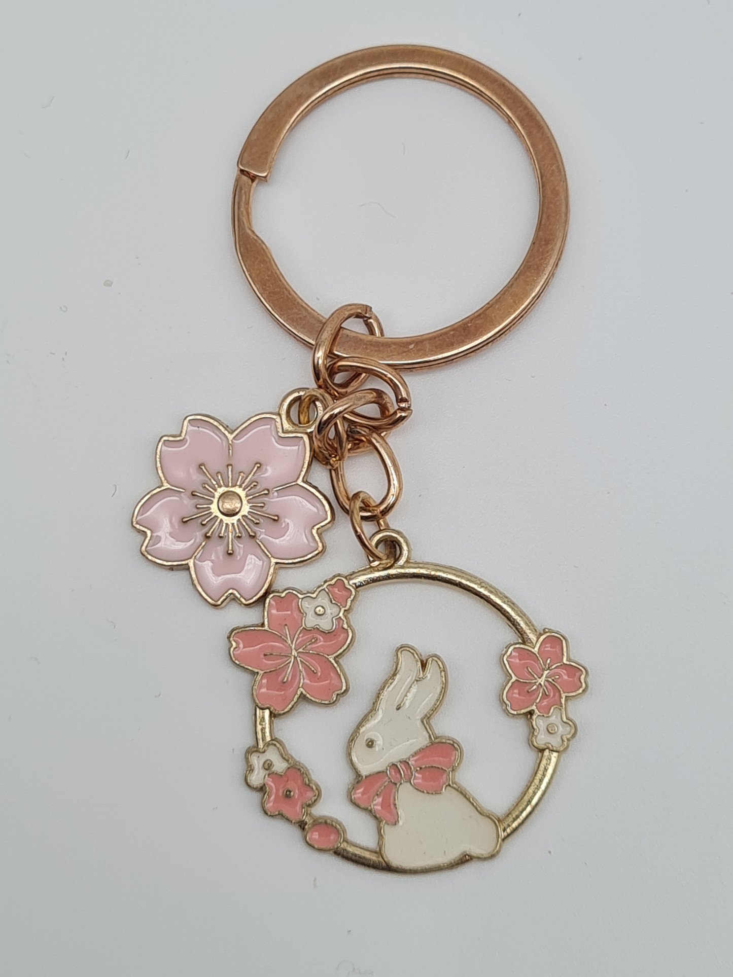 Yehwang Schlüsselanhänger Taschenanhänger Liebe Geschenk Süß Schmetterlinge häschen