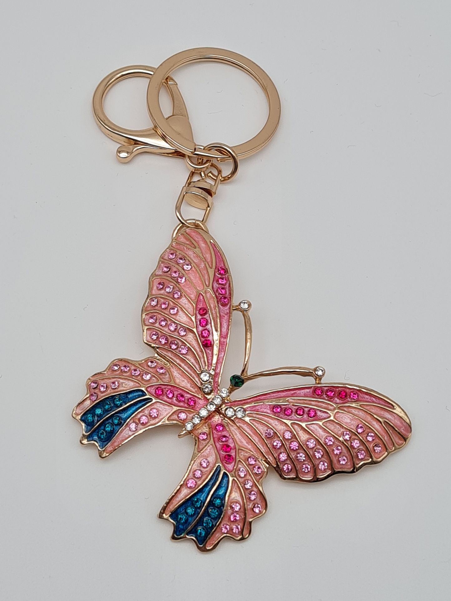 Clayre & Eef Schlüsselanhänger Hellblau Taschenanhänger Taschenschmuck Taschenaccessoires