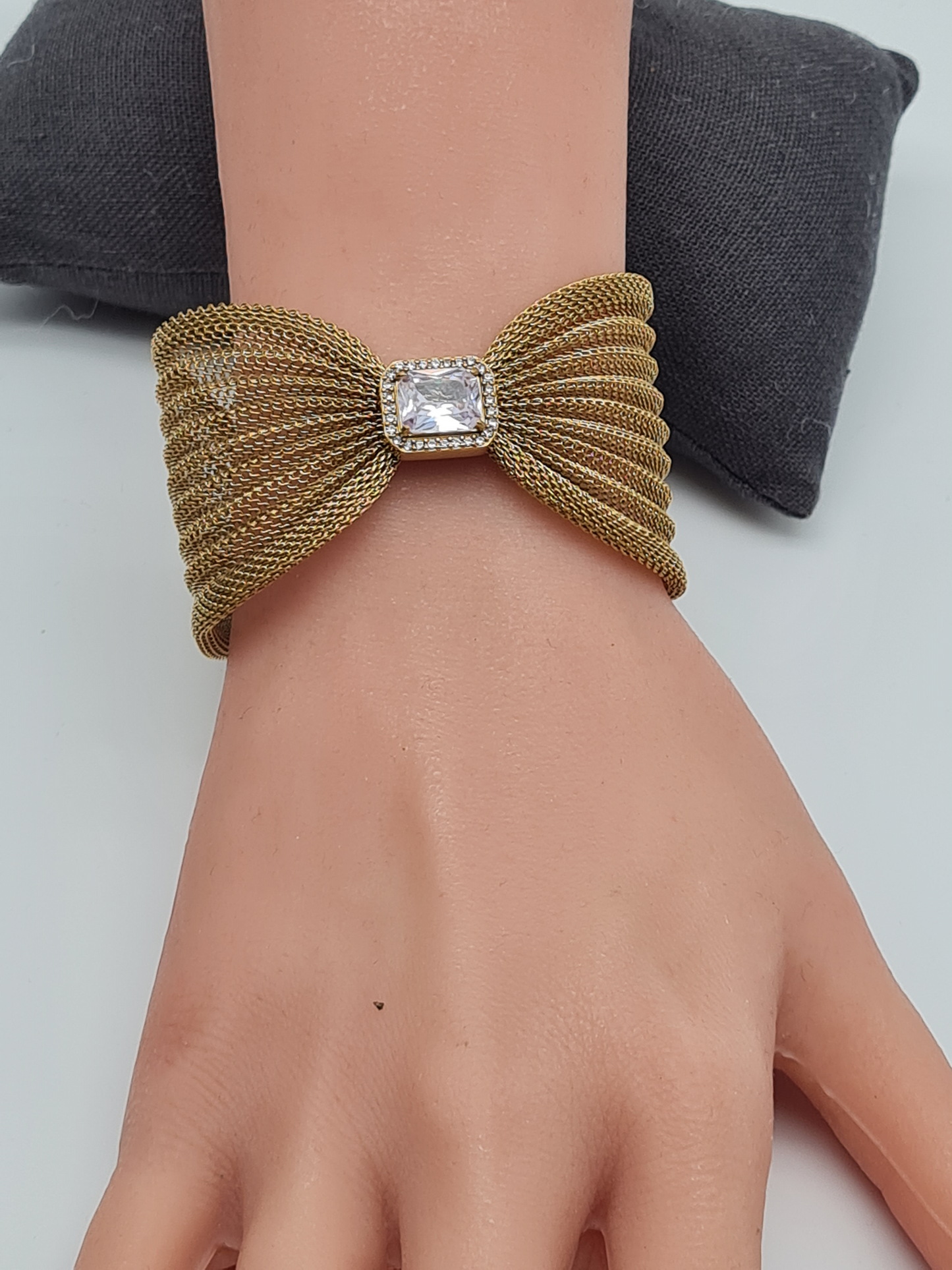 Cosmos Armreif Goldfarben Modern Trend Kombinierbar Nickelfrei Schwarz Transparent Rosa
