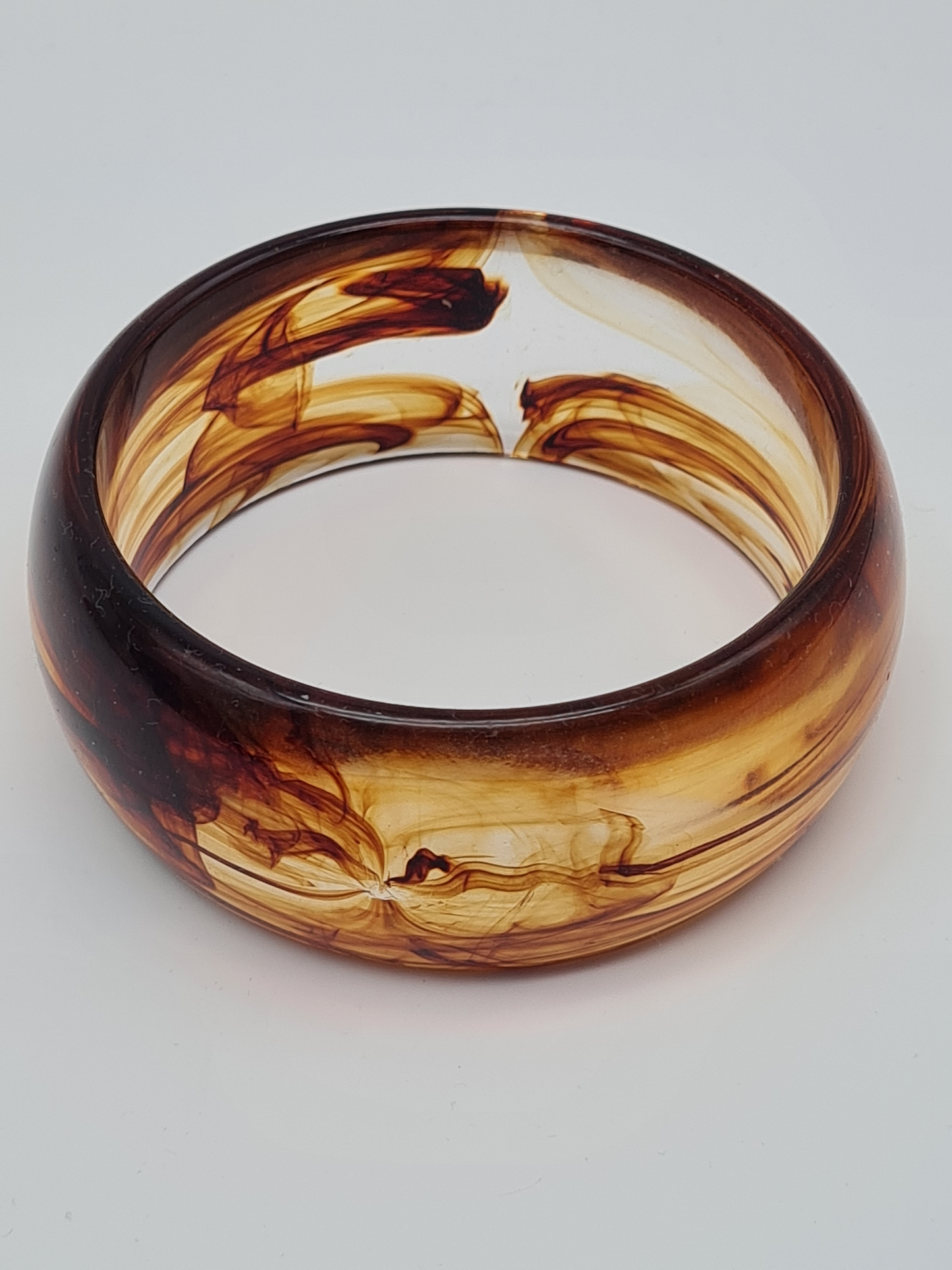 Cosmos Armband Acryl Rauch-braun bambus Braun Trend 2025-2026