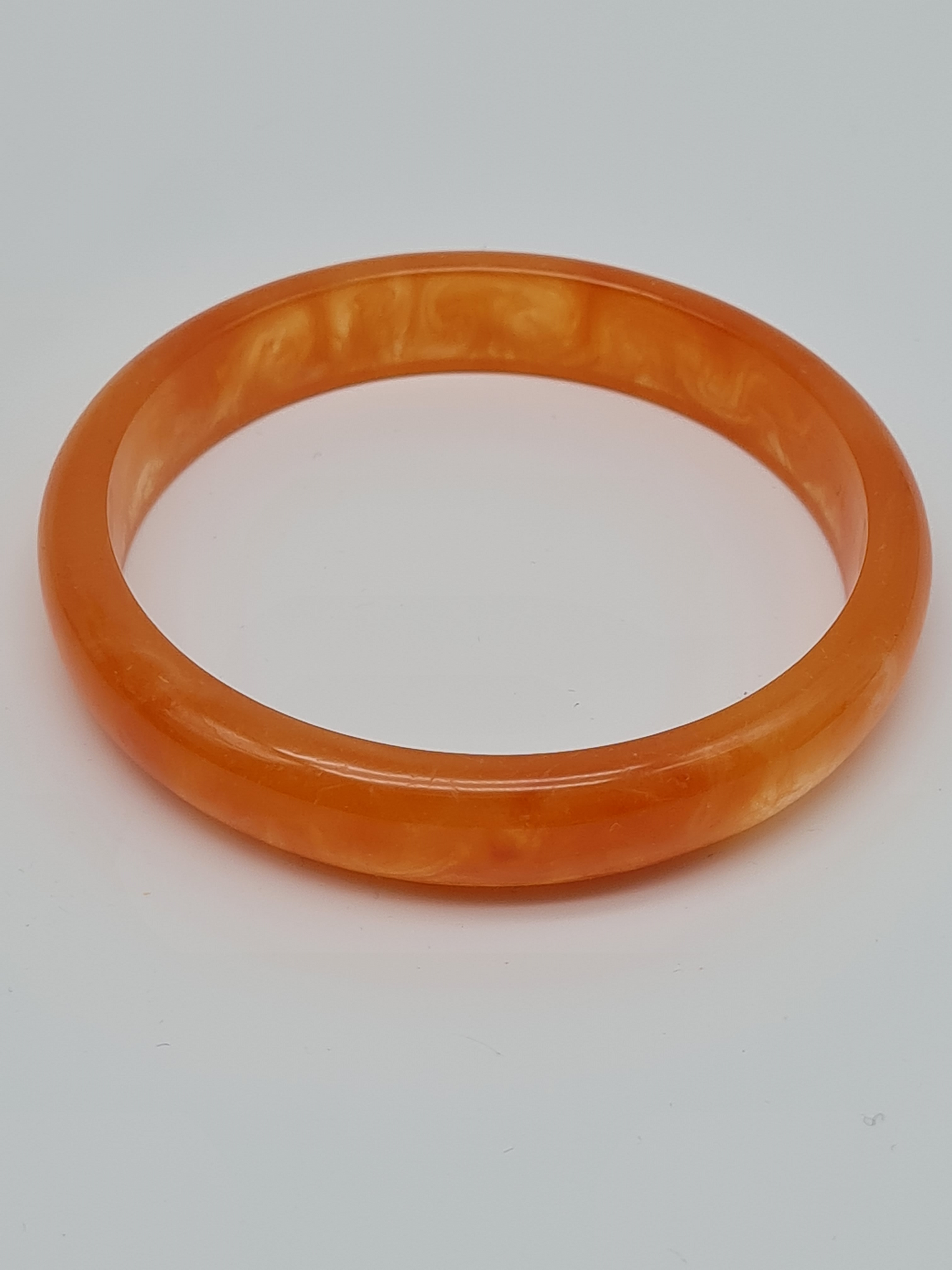 Cosmos Armband Acryl Orange schmal breite Trend kombinierbar