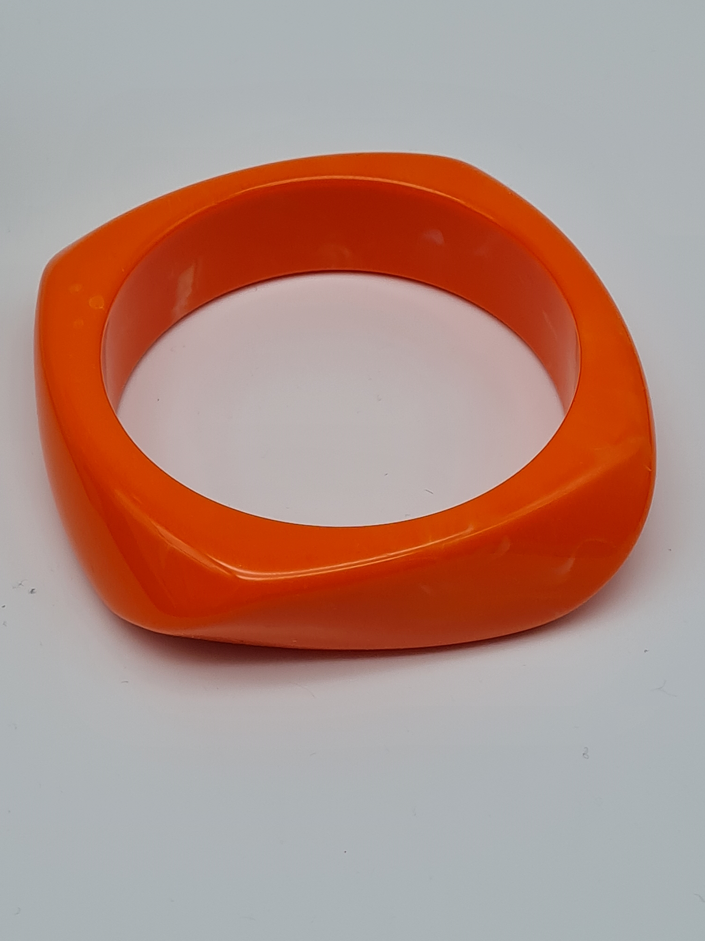 Cosmos Armband Acryl Orange schmal breite Trend kombinierbar