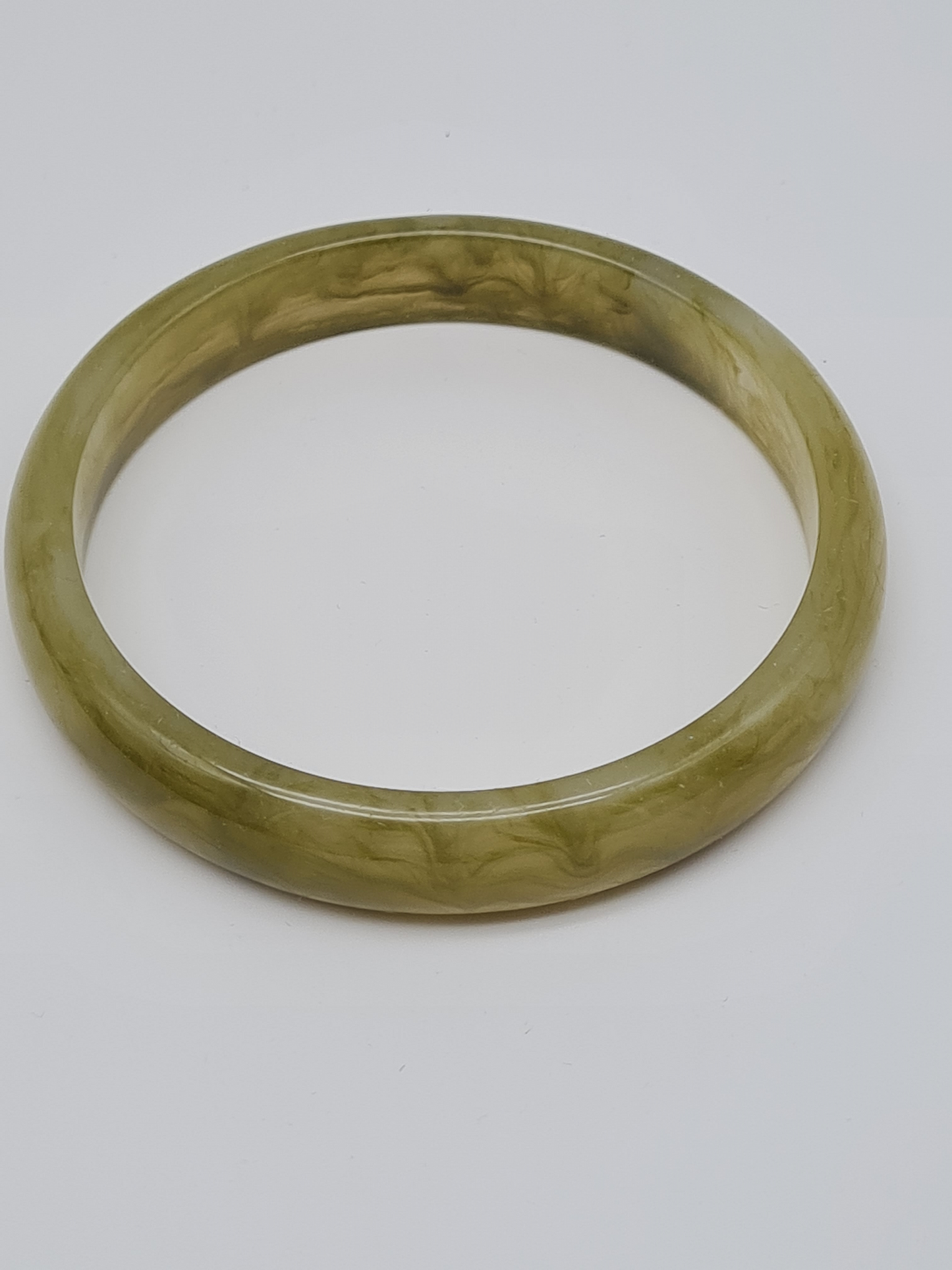 Cosmos Armband Acryl Gelb marmor-look schmal breite Trend kombinierbar Grün Altrosa