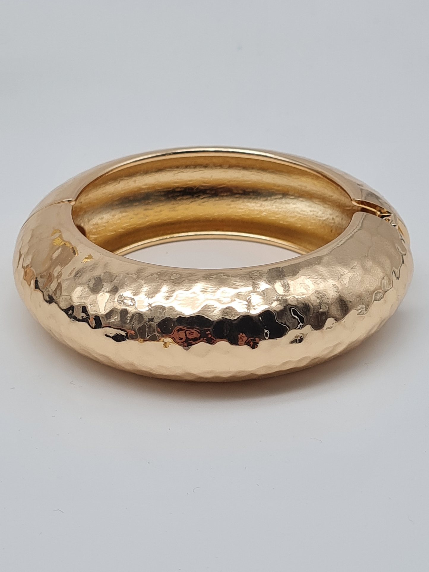 Cosmos Armband Klapp-Armband Goldfarben Hammerschlag kombinierbar