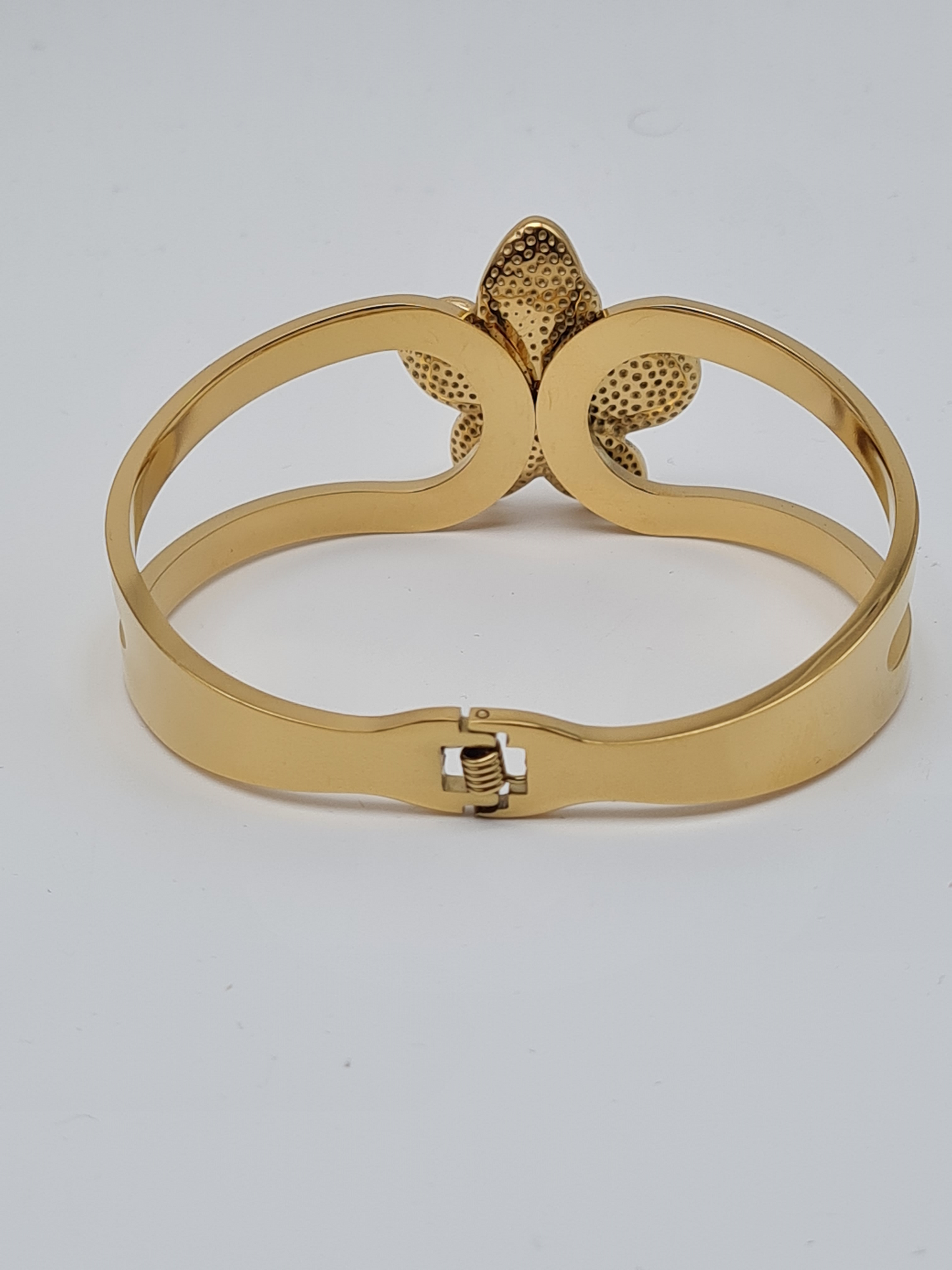 Cosmos Armband Klapp-Armband Goldfarben Blumen kombinierbar nickelfrei