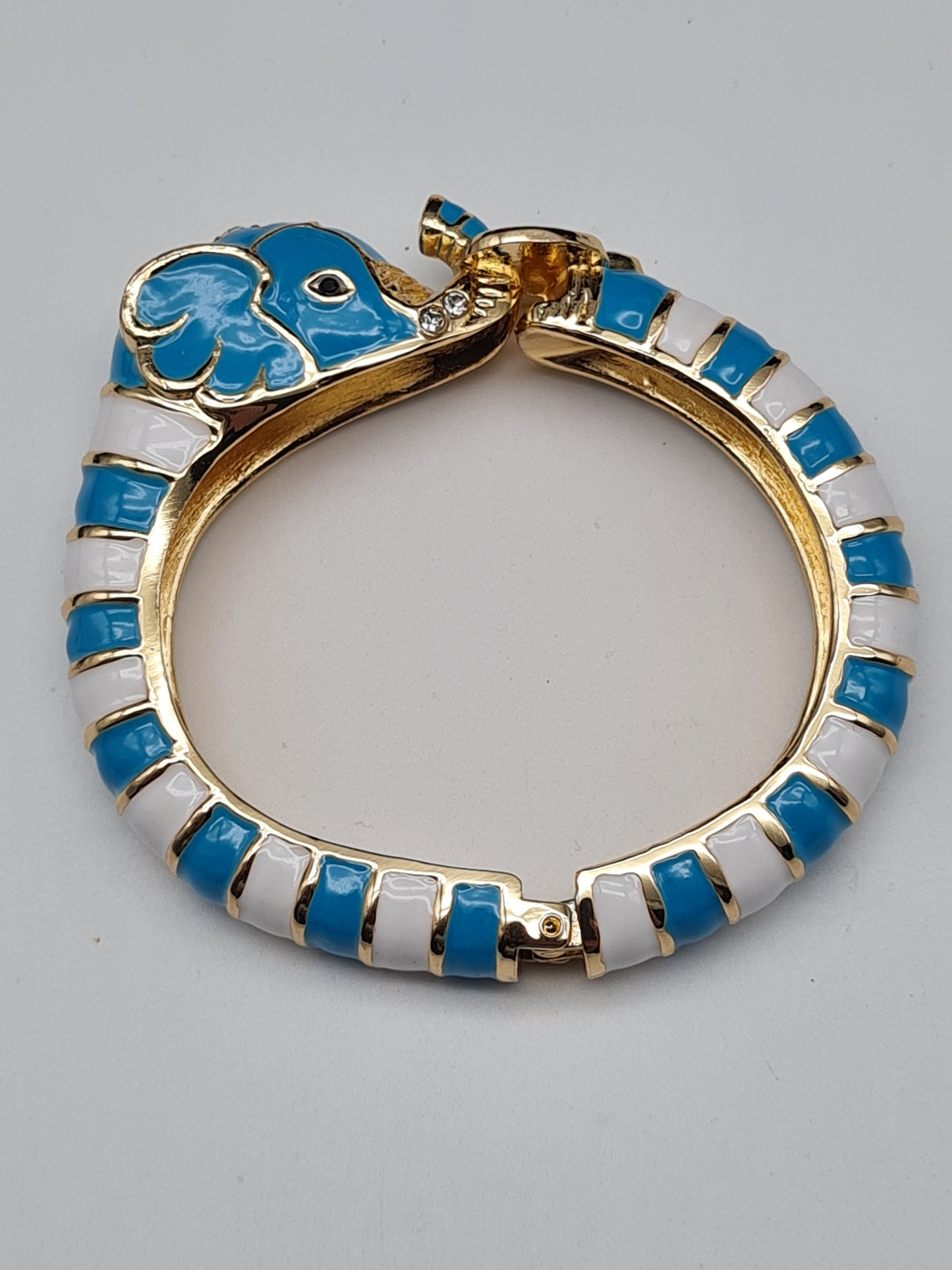 Ardoné Armreif Klapp-Armband Elefant Tiermuster Tier Jungle Urwald Nickelfrei