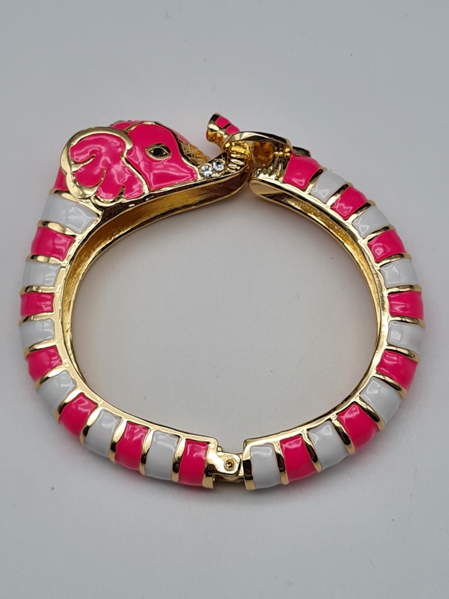 Ardoné Armreif Klapp-Armband Elefant Tiermuster Tier Jungle Urwald Nickelfrei