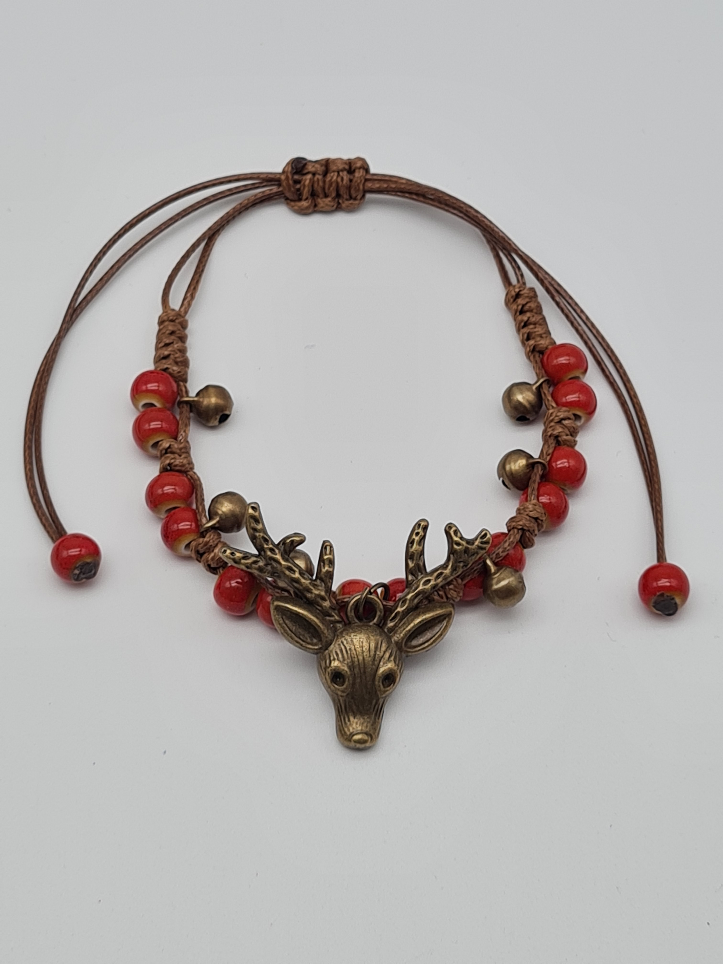 Cosmos Armband Freunschaftsarmband mit Hirsch Weihnachtlich Herbst Feier Nickelfrei