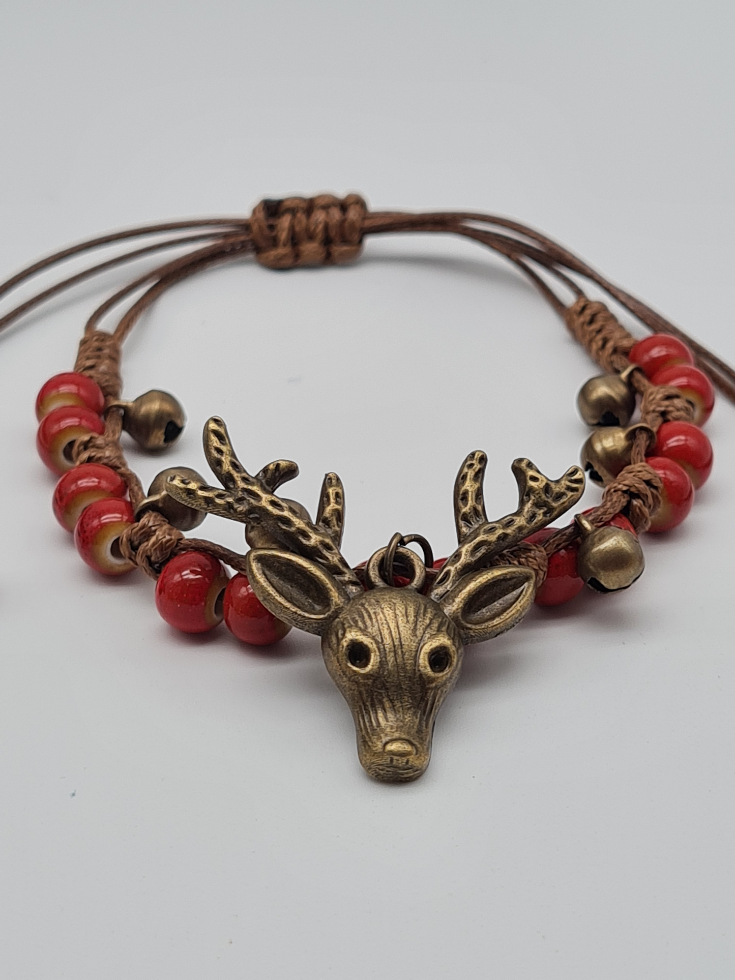 Cosmos Armband Freunschaftsarmband mit Hirsch Weihnachtlich Herbst Feier Nickelfrei
