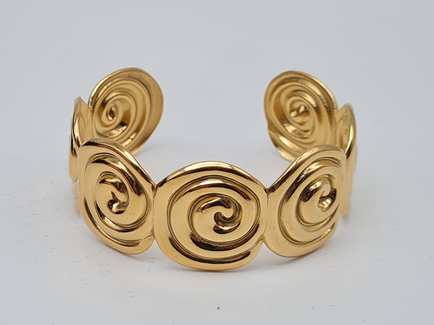 Cosmos Armband Armreif goldfarben Nickelfrei Herz Schmetterling