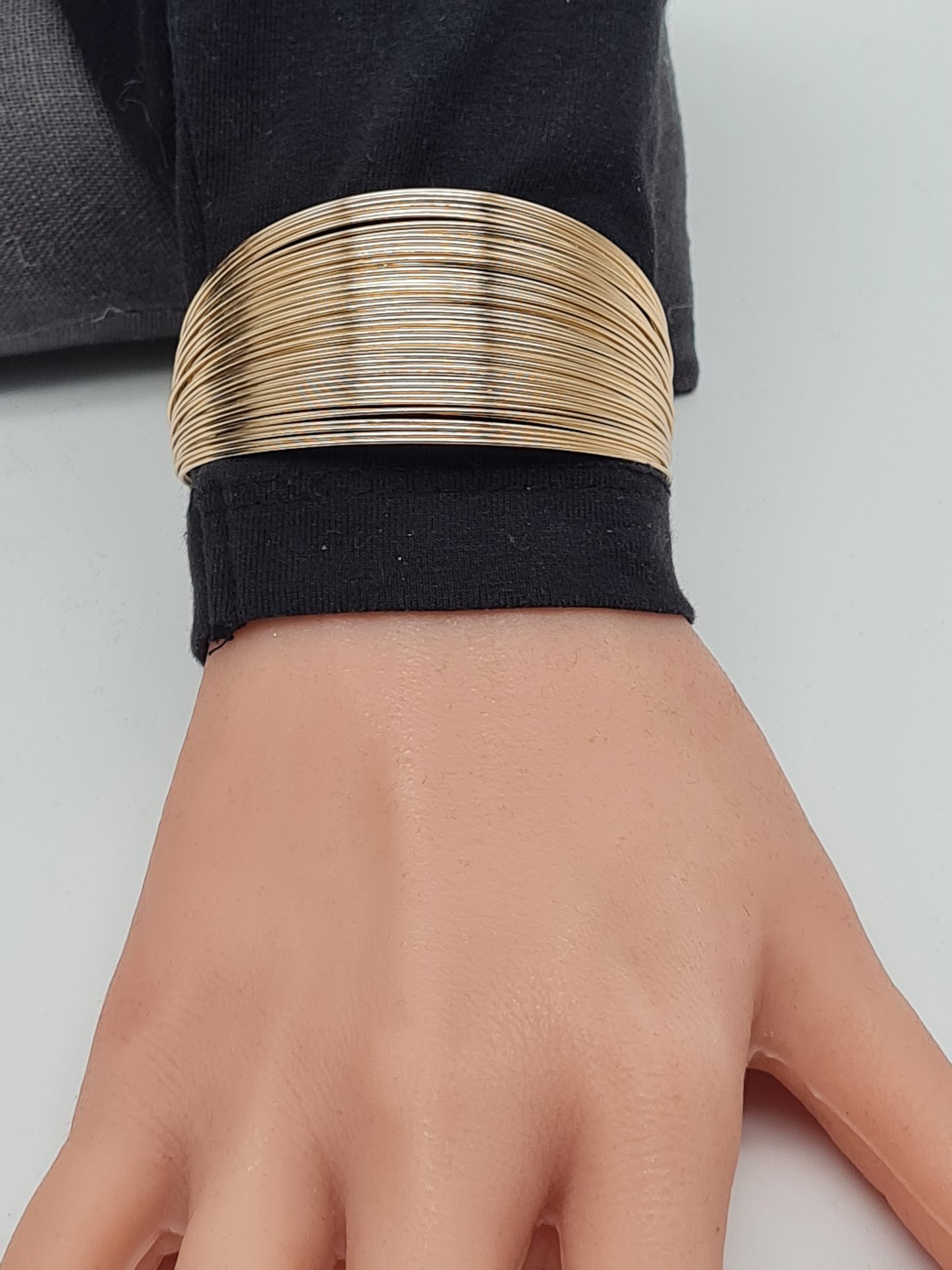Cosmos Armreif Silberfarben Goldfarben Nickelfrei Muster Trend 2025-2026