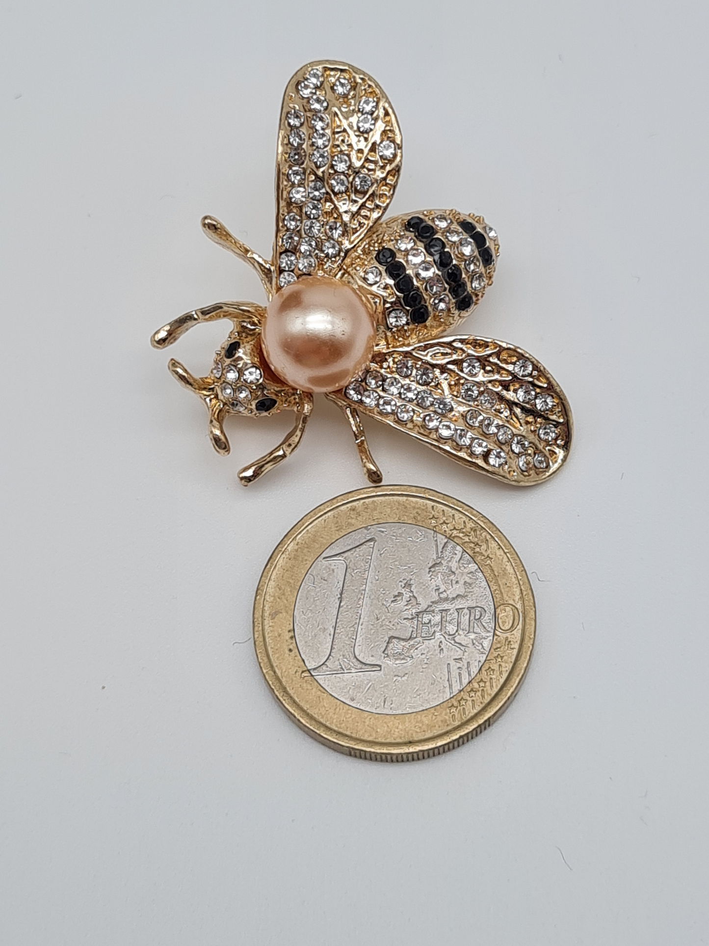 Brosche Insekt Grashüpfer Biene fliege Blumen Wespe bunt perlen Modeschmuck