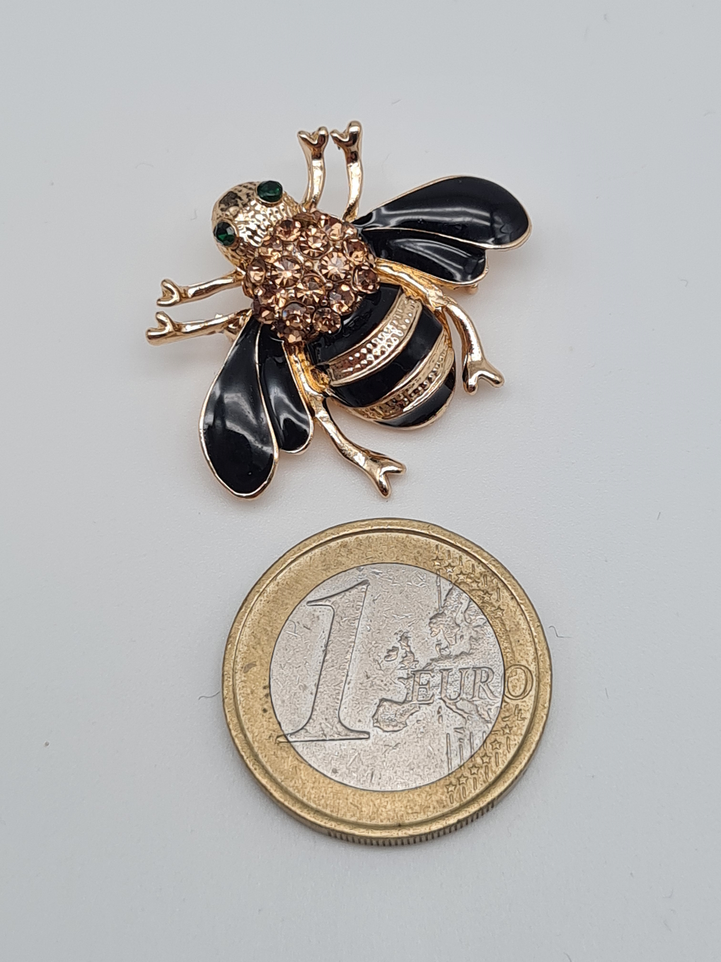 Brosche Insekt Grashüpfer Biene fliege Blumen Wespe bunt perlen Modeschmuck