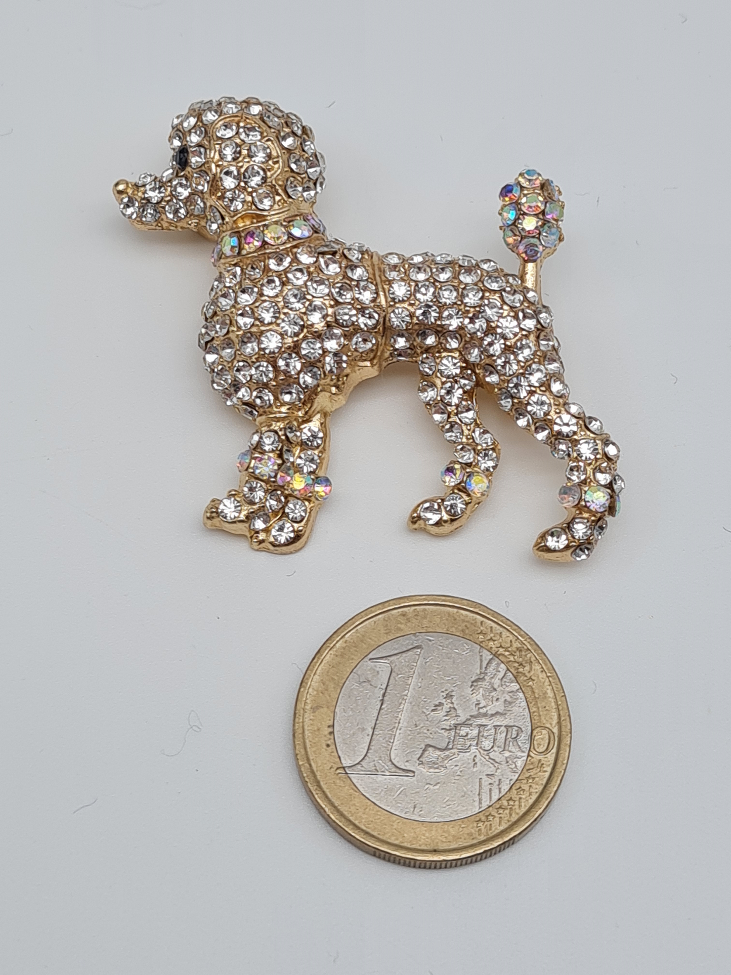 Brosche hund bulldogge schnautzer welpe hündchen haustier