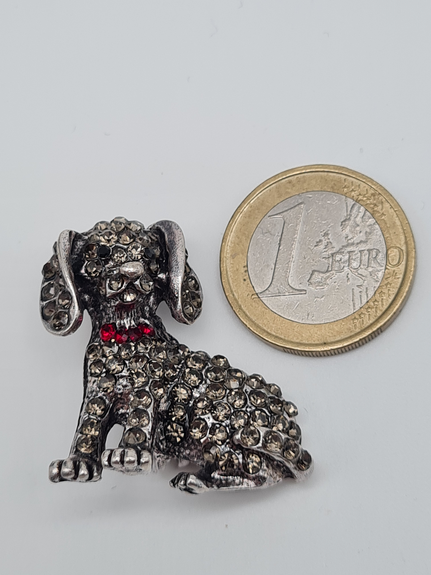 Brosche hund bulldogge schnautzer welpe hündchen haustier