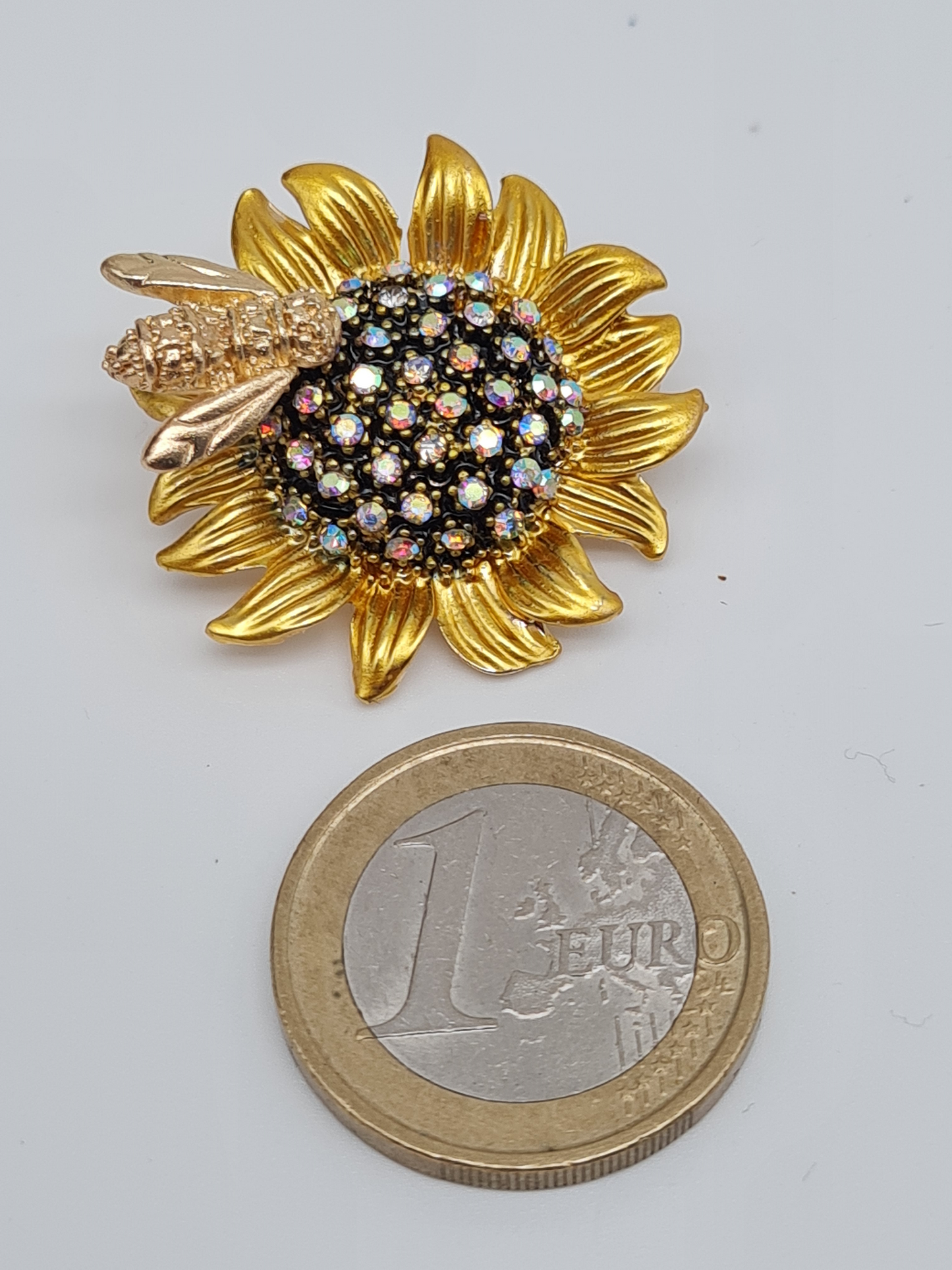 Brosche löwenzahn sonnenblume iris orchidee vanilleblüme aster gänseblümchen modeschmuck