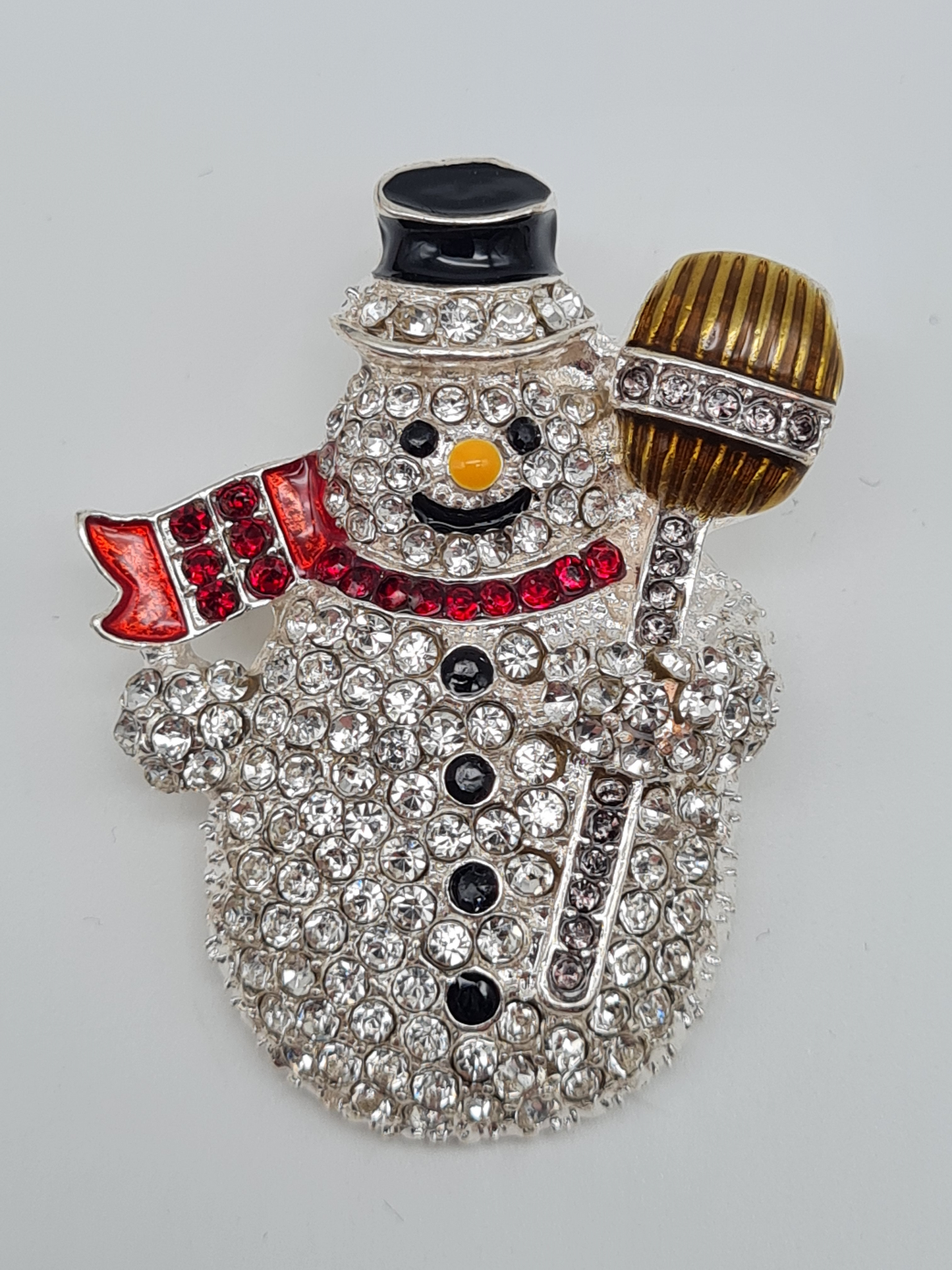 Brosche modeschmuck schneemann silberfarben bärchen baby rentier weihnachten winter
