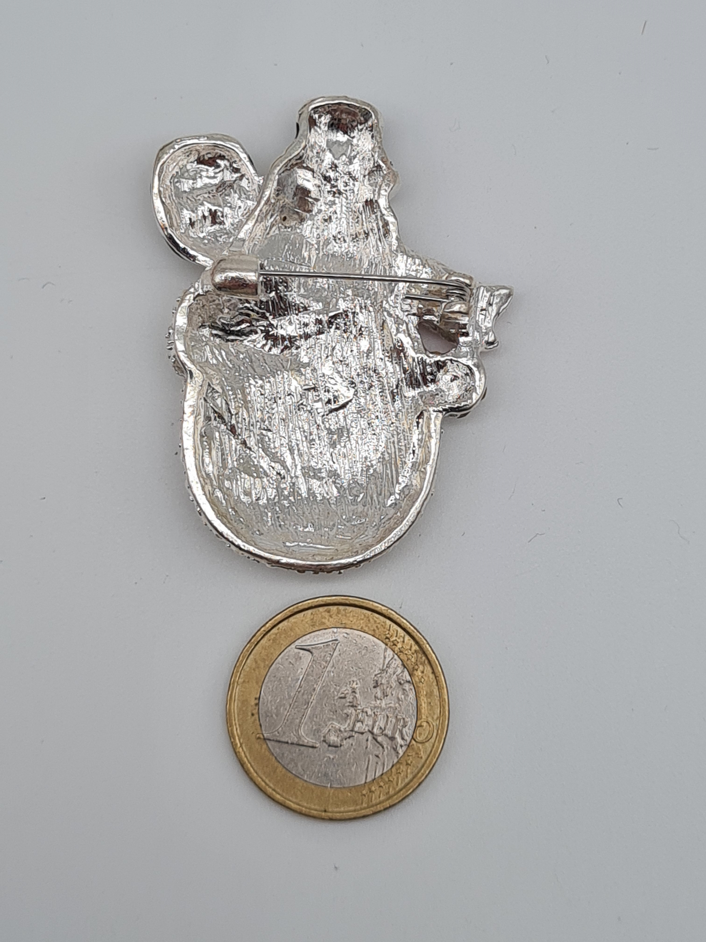 Brosche modeschmuck schneemann silberfarben bärchen baby rentier weihnachten winter