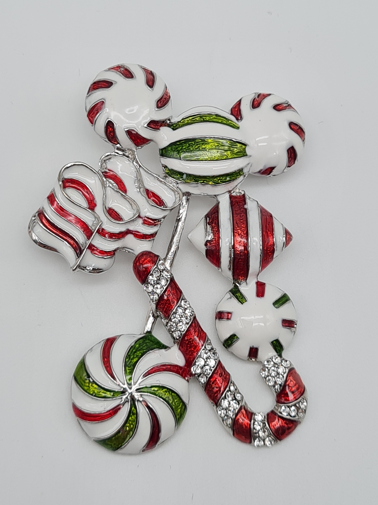 Brosche modeschmuck eisbär süßigkeiten geschenk weiss Nussknacker weihnachten winter