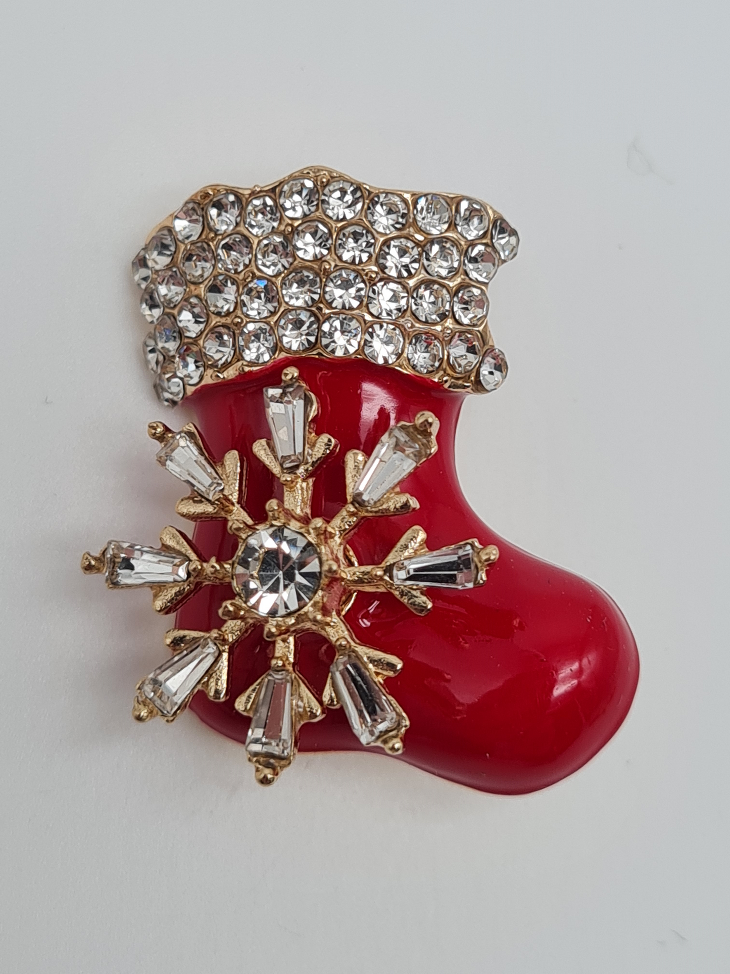 Brosche modeschmuck stiefel geschenke auto handschuh grün weihnachten winter fest