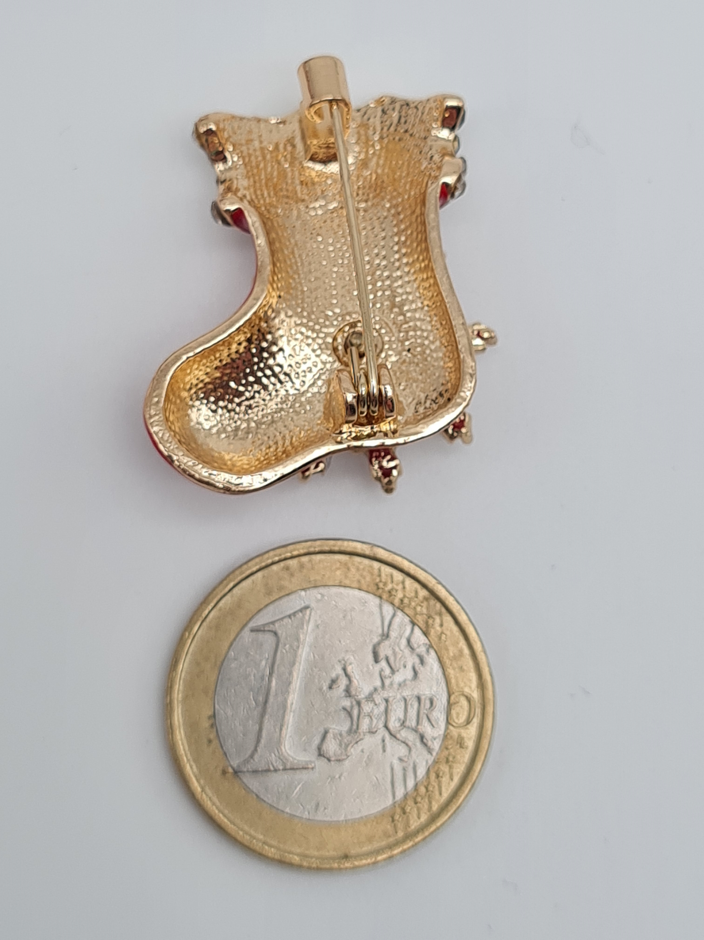 Brosche modeschmuck stiefel geschenke auto handschuh grün weihnachten winter fest