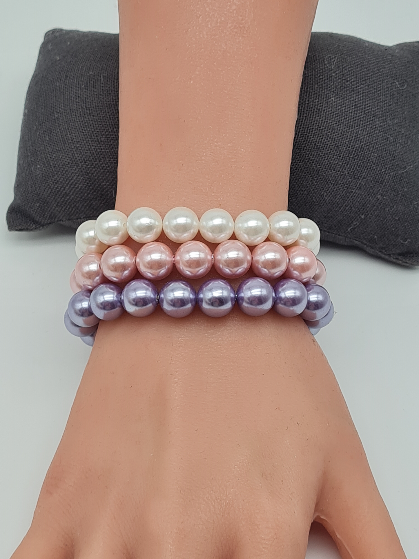 Ardoné Set Armbänder lila rosa weiß qualität kombinierbar pastels modeschmuck 2025-2026