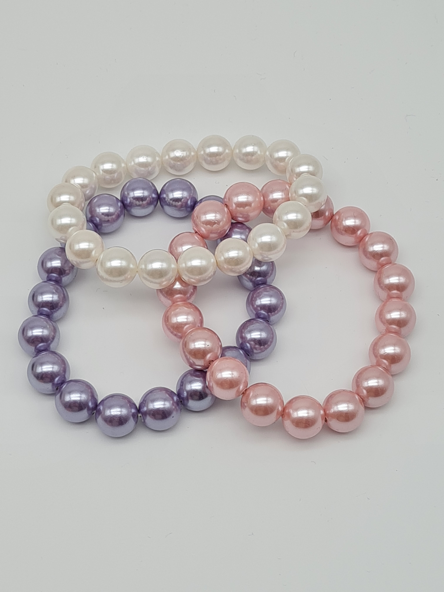 Ardoné Set Armbänder lila rosa weiß qualität kombinierbar pastels modeschmuck 2025-2026