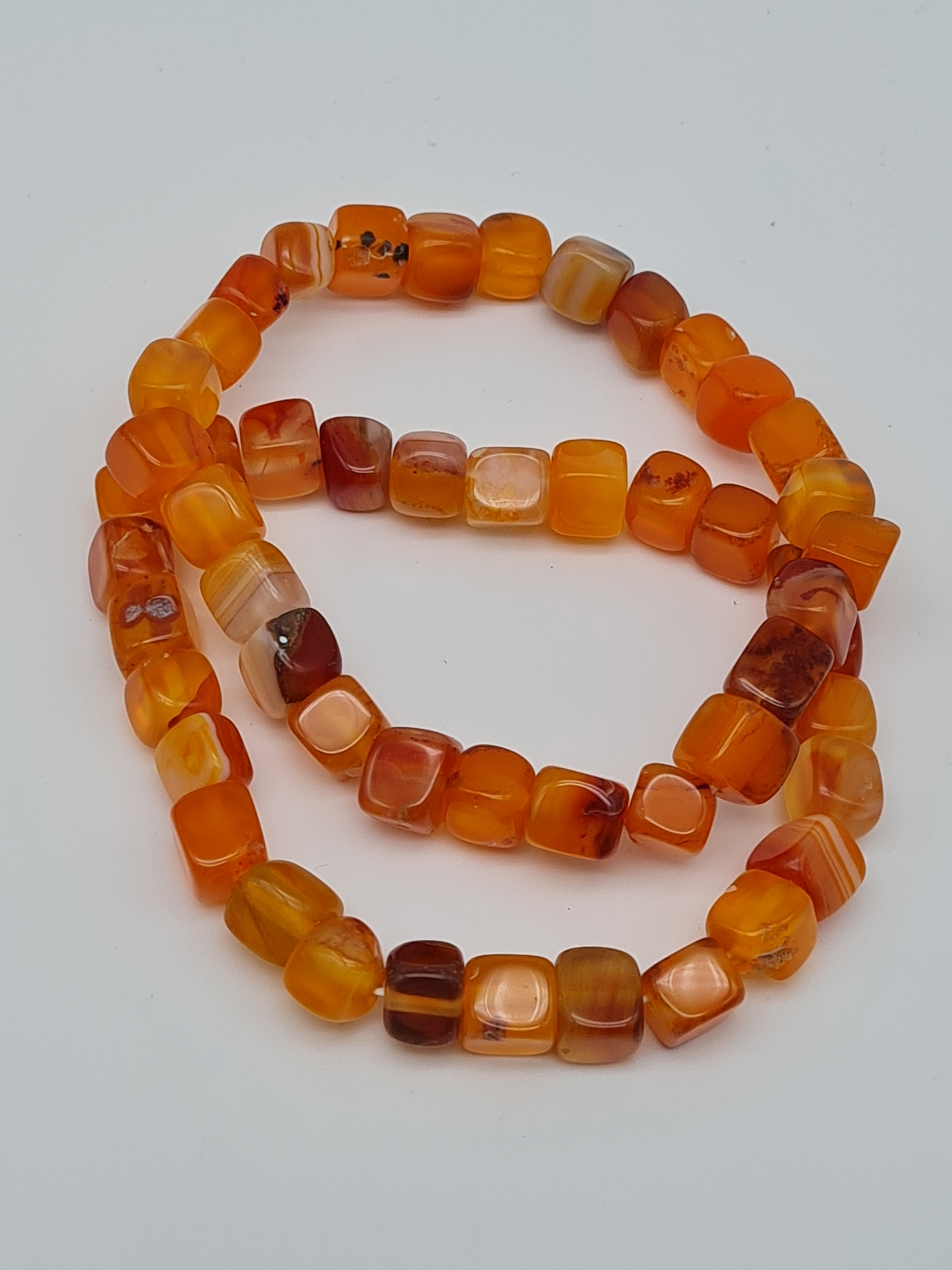 Cosmos armband set braun orange grrün natur eckig acryl kombinierbar modeschmuck