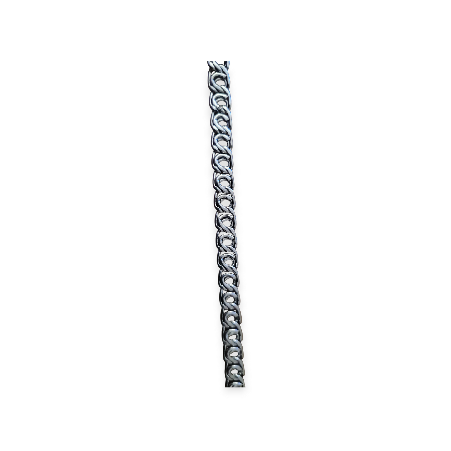 Armband Antik Silberfarben mit auffälligen Gliedern Unisex Nickelfrei Biba