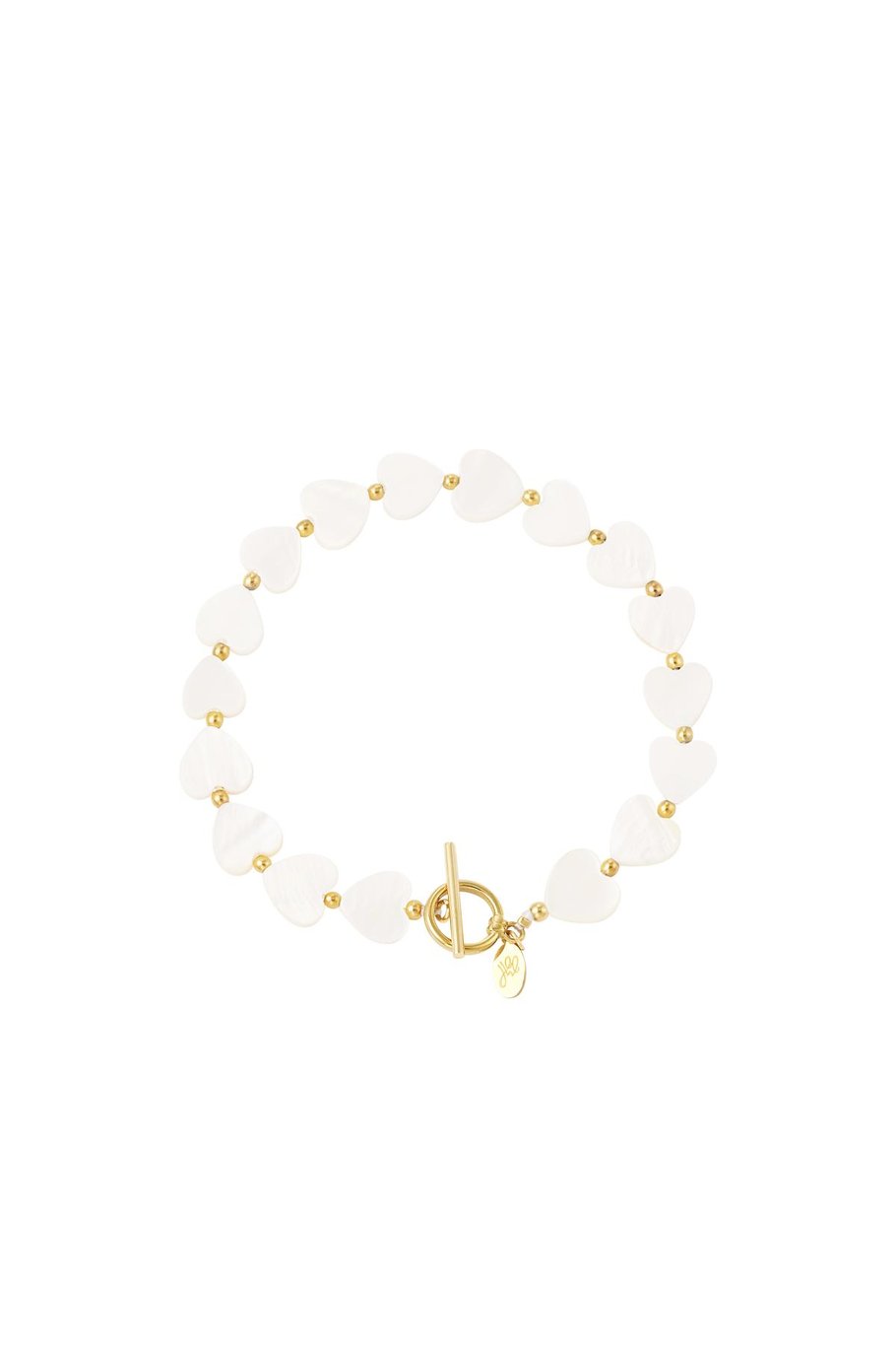 Yehwang Armband, Herzarmband - Strandkollektion Weißgold Farbe Muschelschale