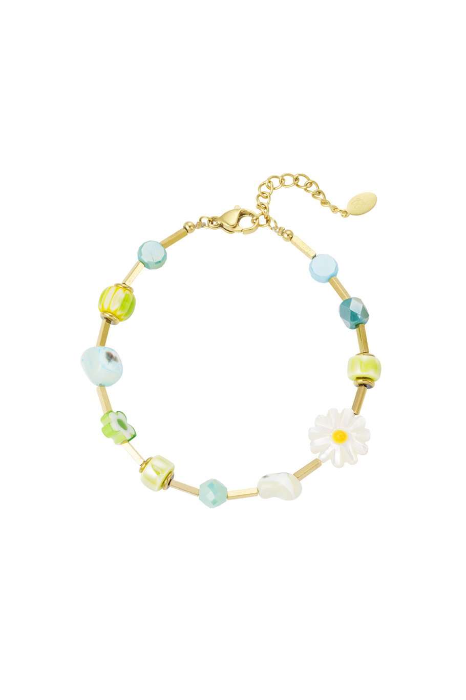 Yehwang Armband, Farbenfrohes Armband Grüne Oase
