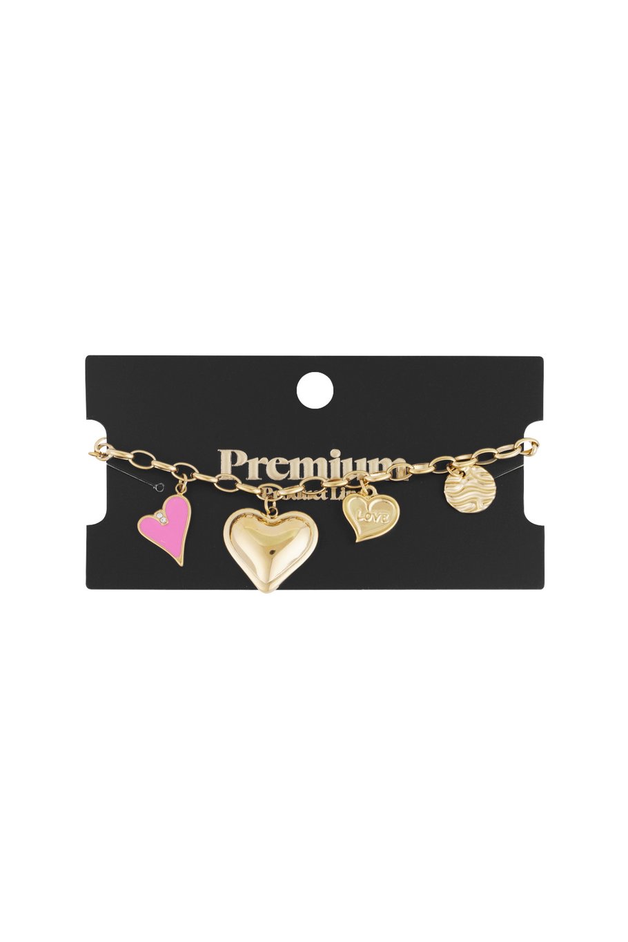 Yehwang Armband, Das Love-Charm-Armband - goldfarben