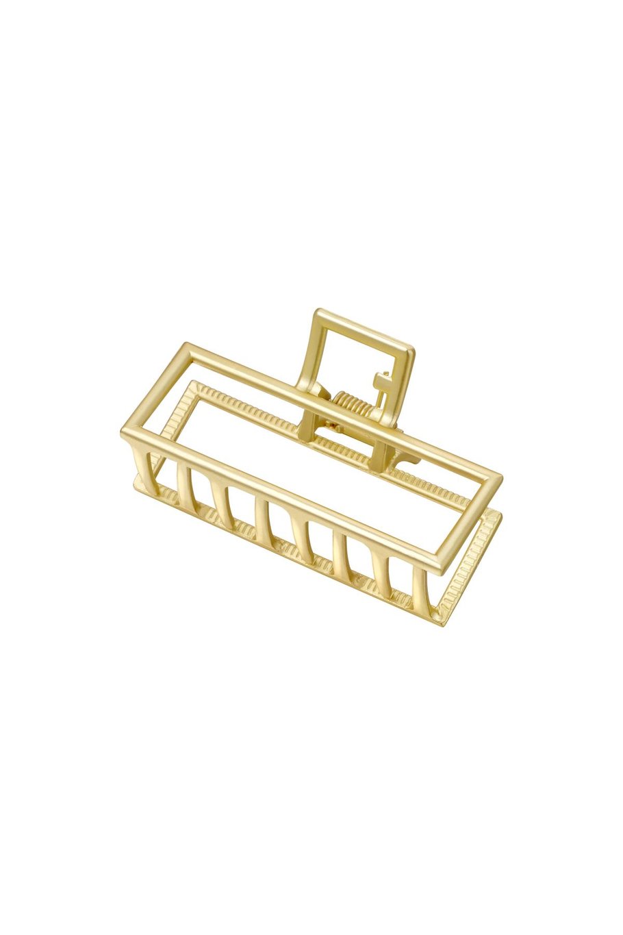 Yehwang Haarklammer Haarschmuck Matt-Goldfarben, rechteckig