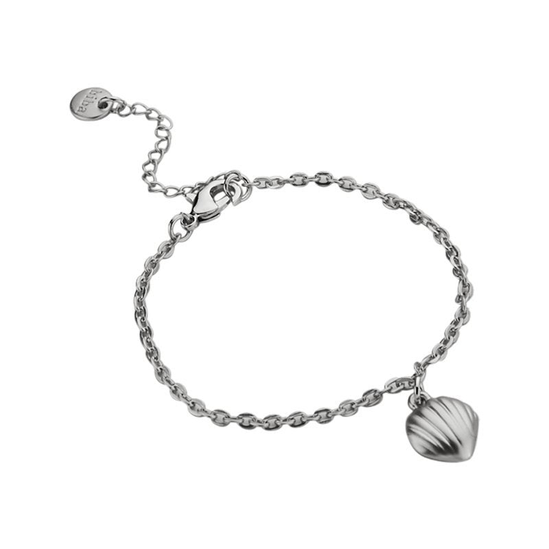 Biba Armband Bettelarmband Matt Goldfarben oder Matt Silberfarben mit Muschel (Kopie)