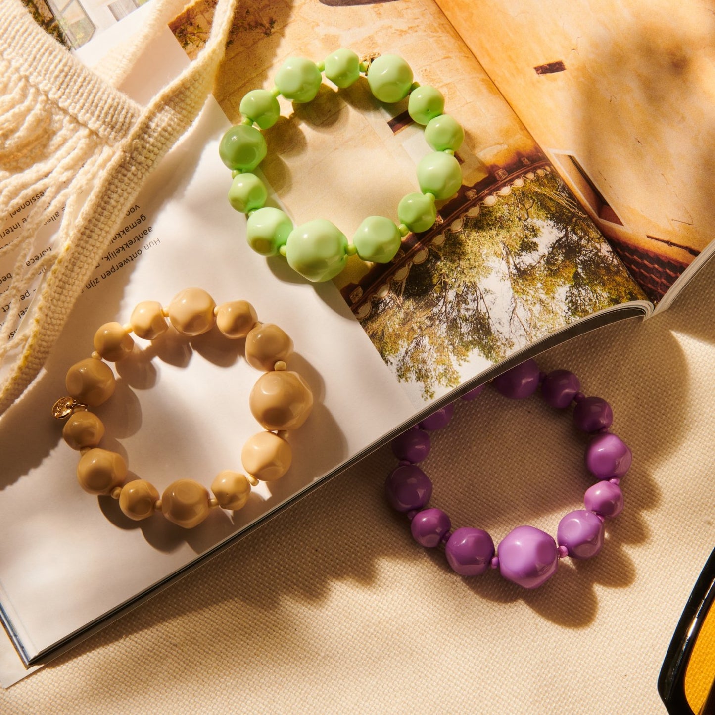 Biba Armband, Elastische Armbänder in 6 Farben