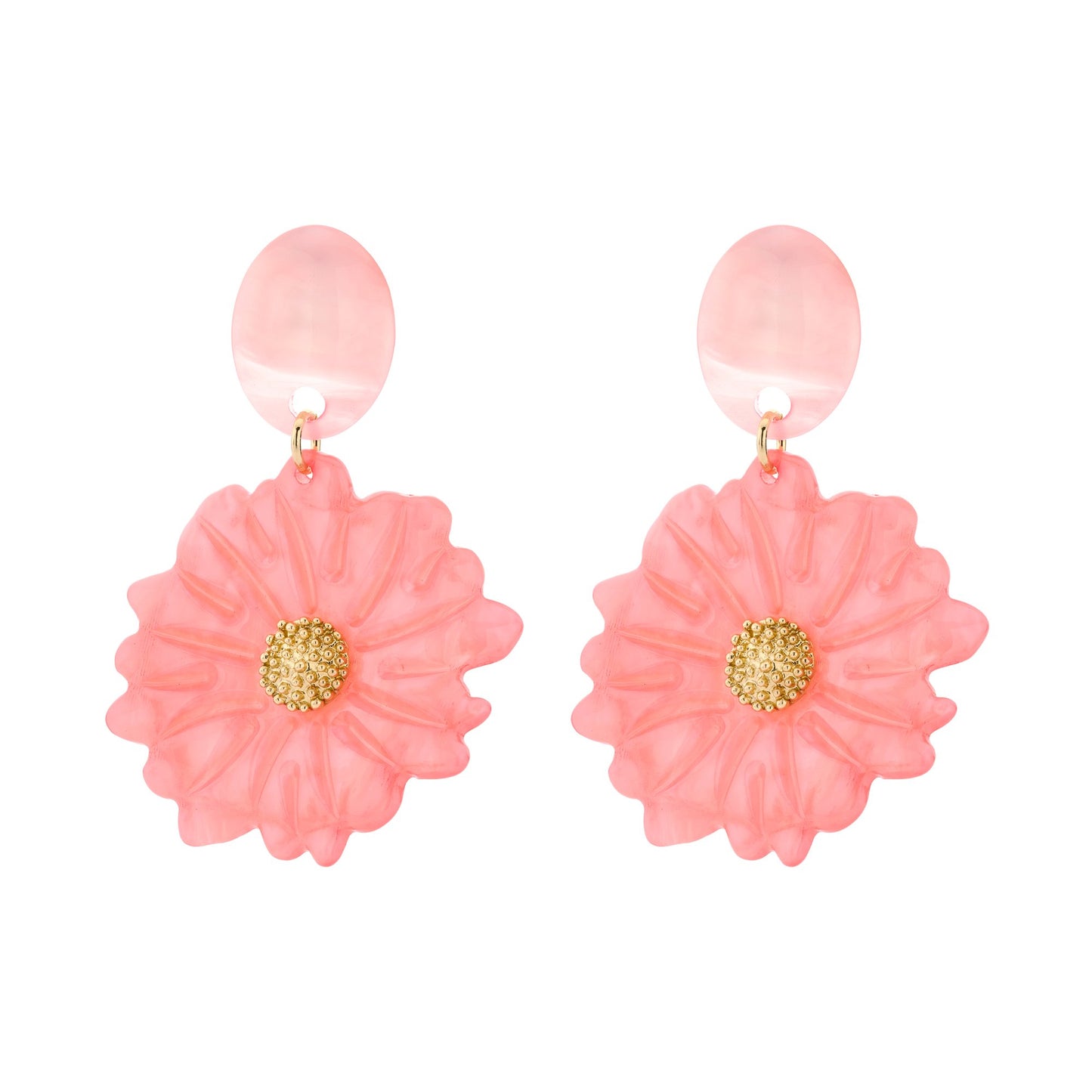 Ohrhänger "Ibiza Flowers" Biba Nickelfrei Rosa Creme Trend 2026