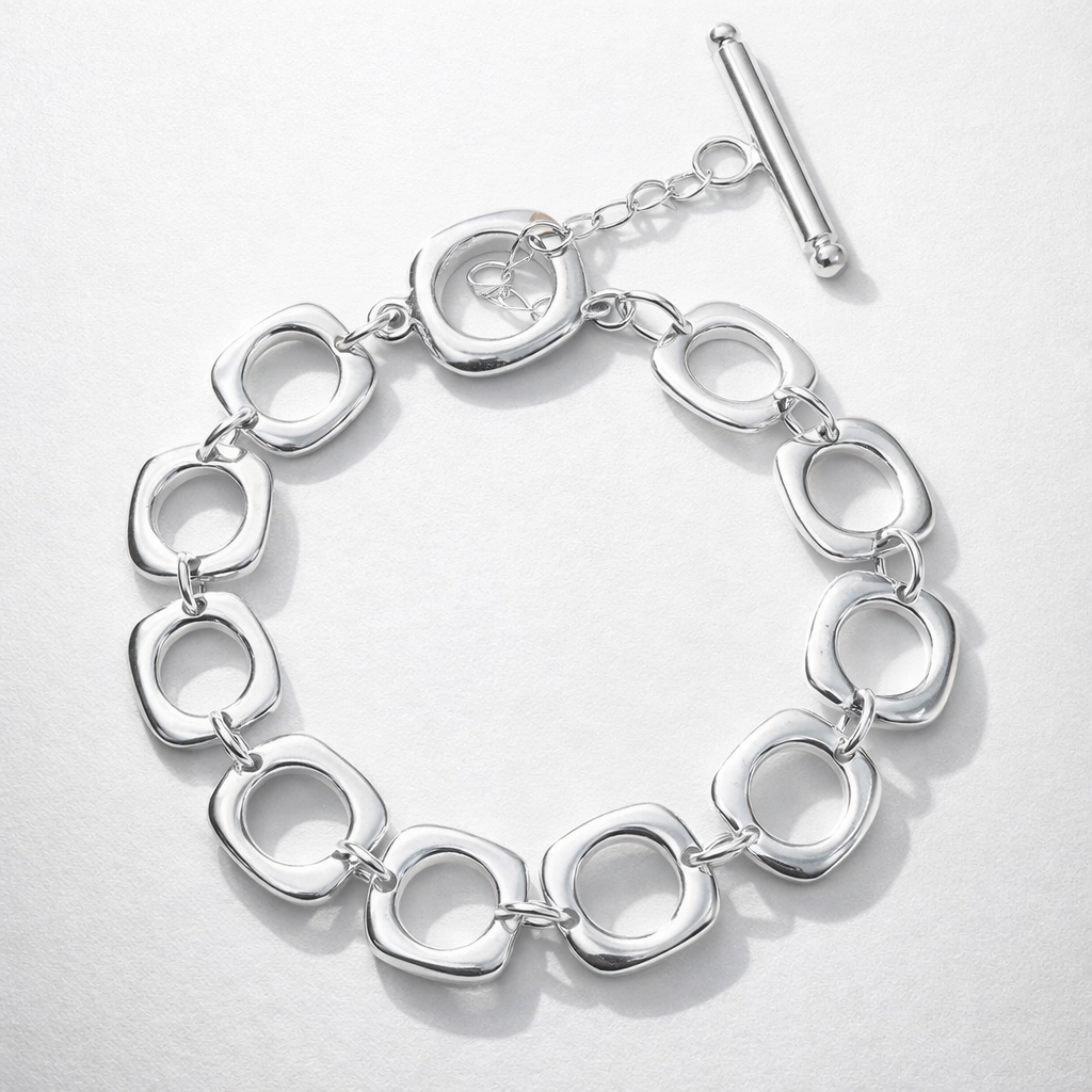 Armband Silber 925 - 70er Jahre Stil Nickelfrei filigran Amorino