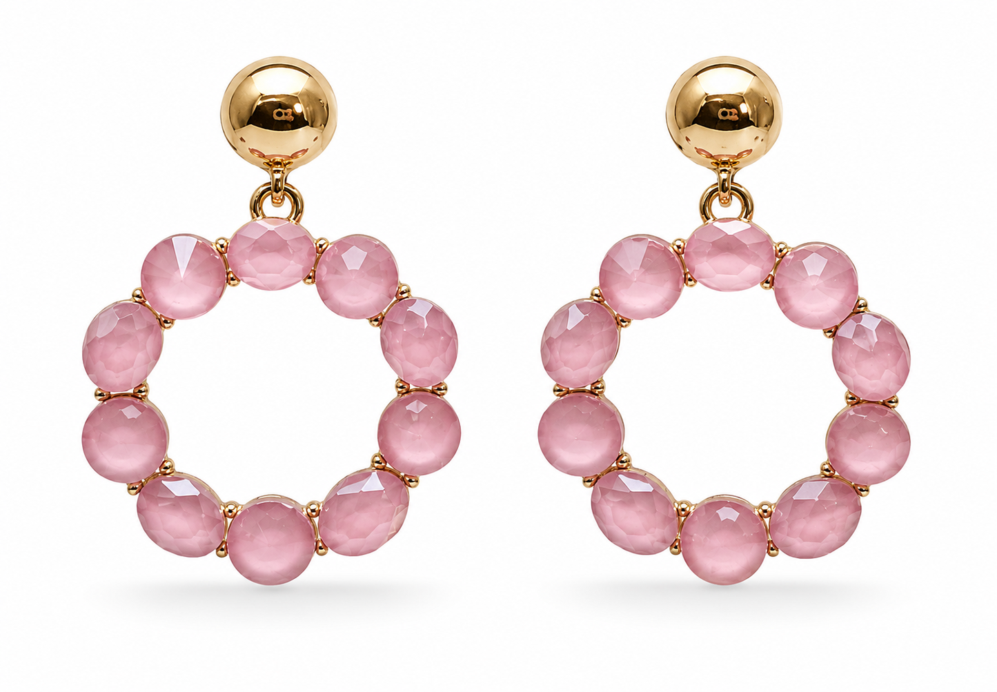 Ohrringe Orhhänger Space Beads Kreise Farben Nickelfrei Sweet7