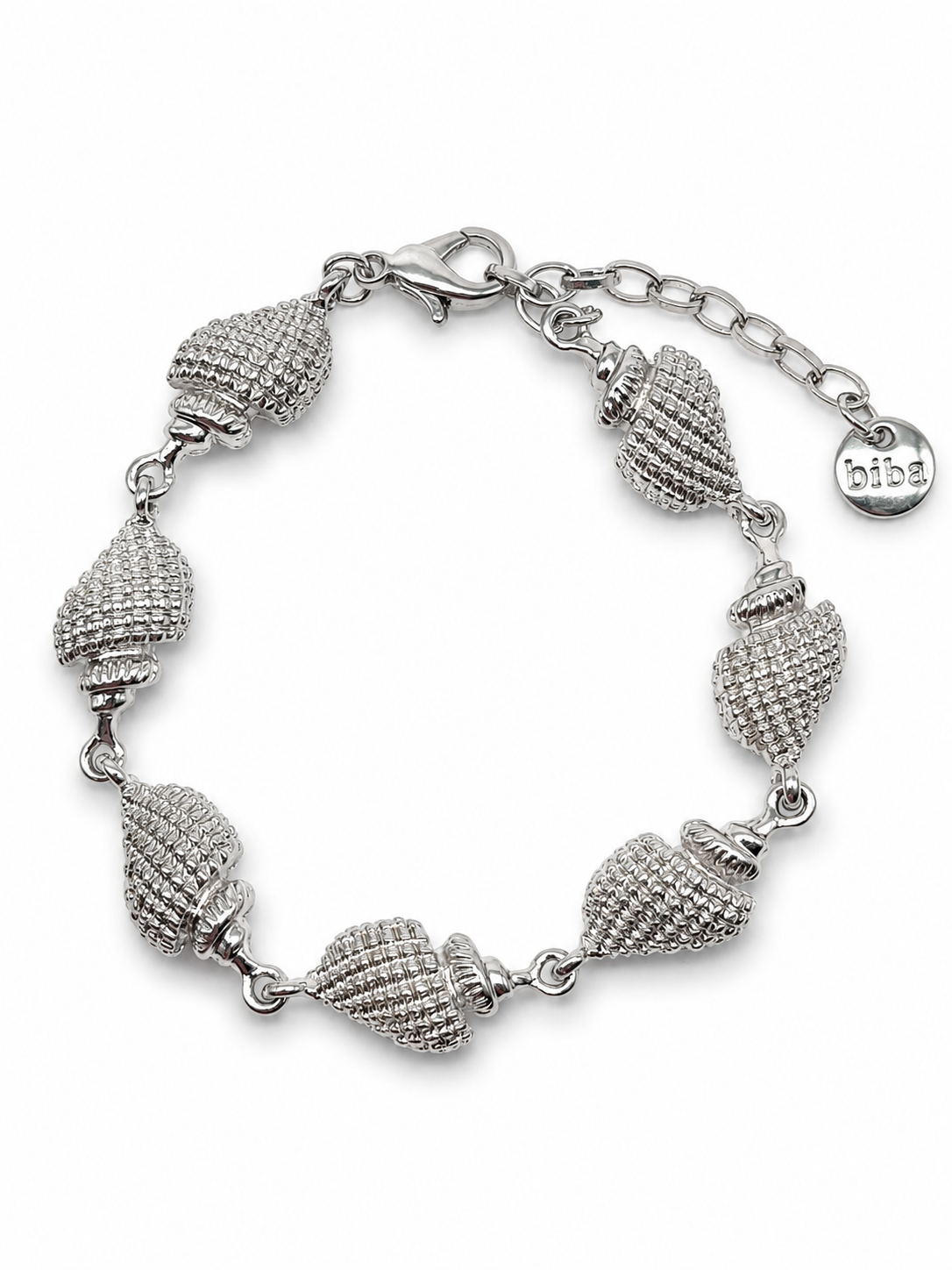 Armband Bettel-Armband Silberfarben Schneckenform Muschel Stainless-Steel