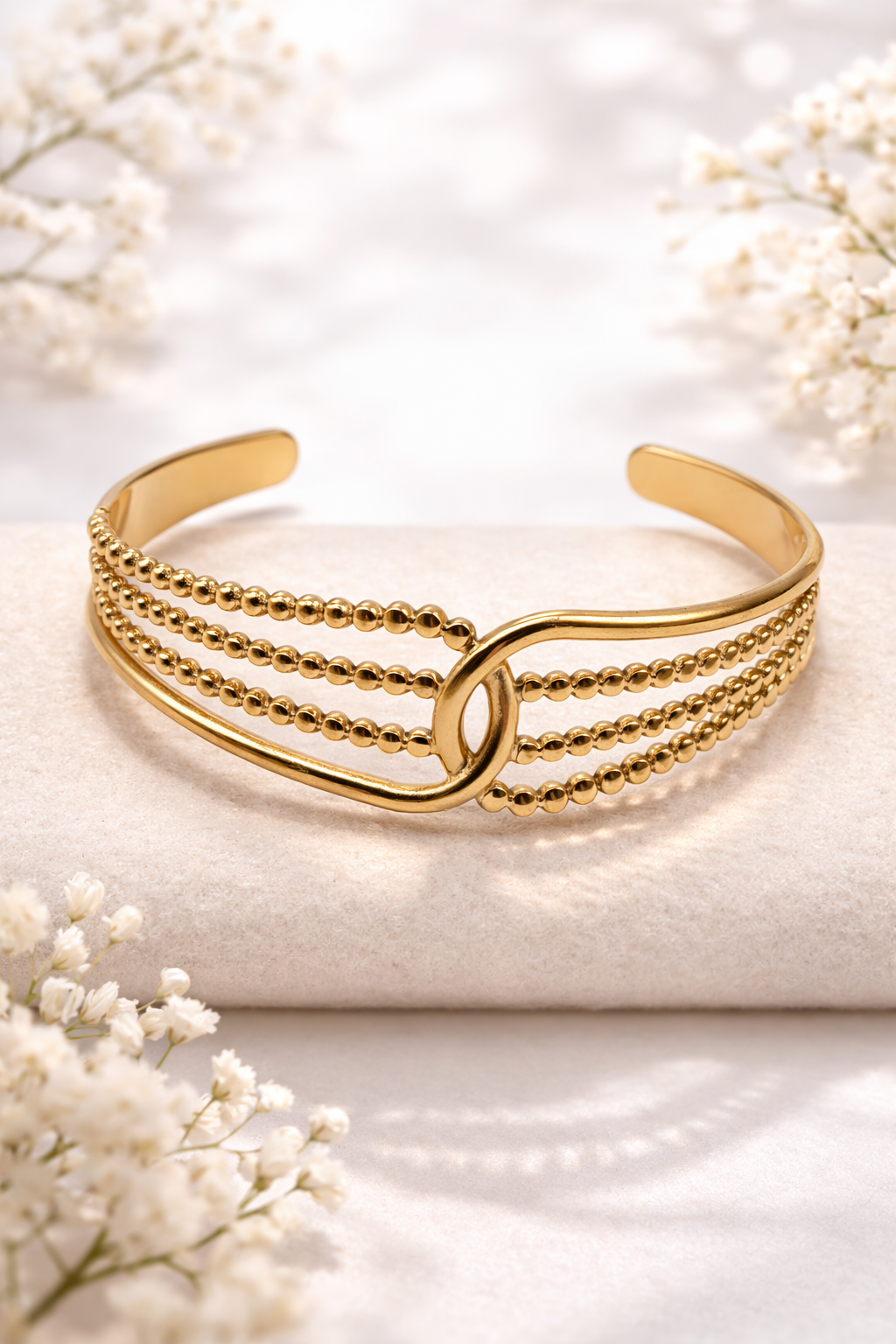 Armreif in Silber oder Goldfarben Modern Stylisch nickelfrei Cosmos
