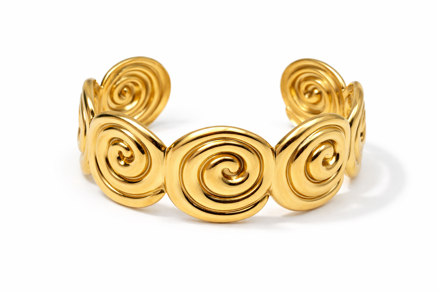 Armband Armreif goldfarben Nickelfrei Herz Schmetterling Cosmos