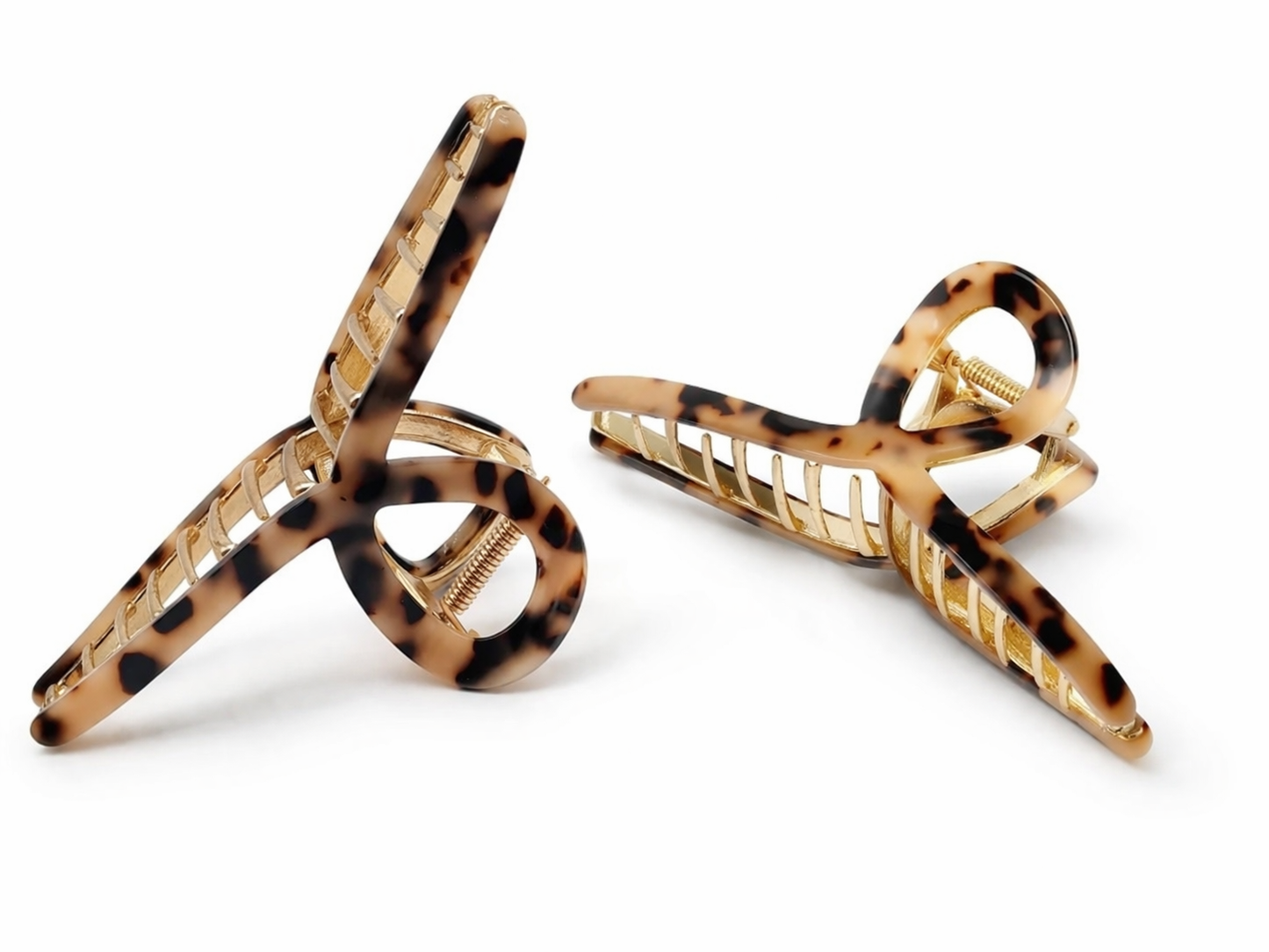 Haarklammer mit Lockenmarmor Optik in 2 Farben Haarschmuck Yehwang
