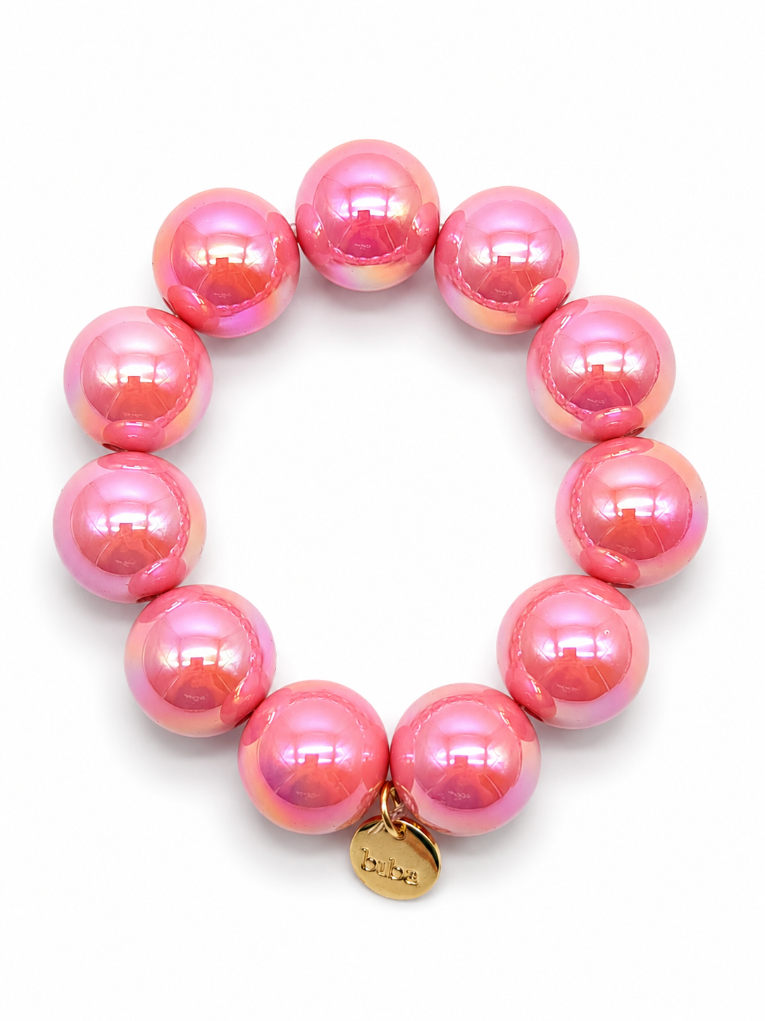 Armband elastisch Space Beads 2,0 Cm verschiedene Farben Biba