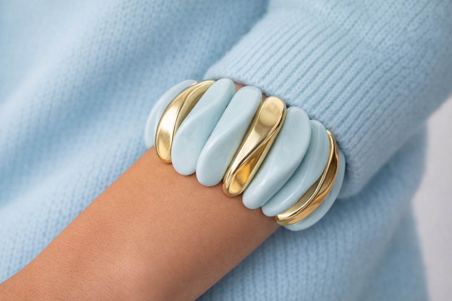 Armband elastisch verschiede Farben 4 cm Breit Trend Sommer 2026 LOLO u. YAYA