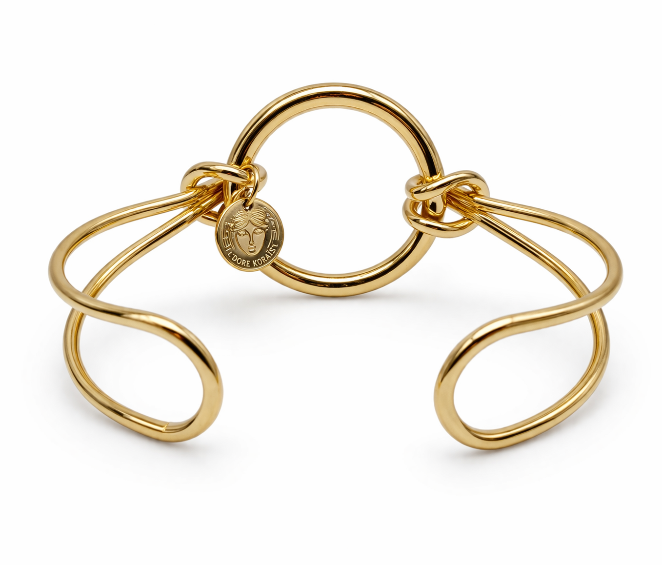 Armreif Goldfarben Nickelfrei Statement Klassisch Modern Elegant Ardoné