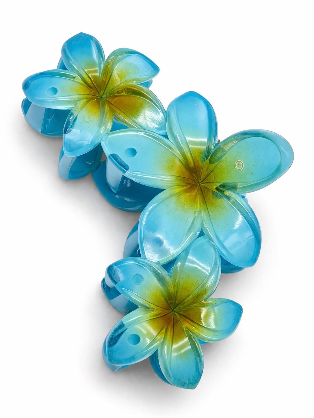 Haarklammer Haarspange Haarschmuck Blumen Karibik Tropen Yehwang